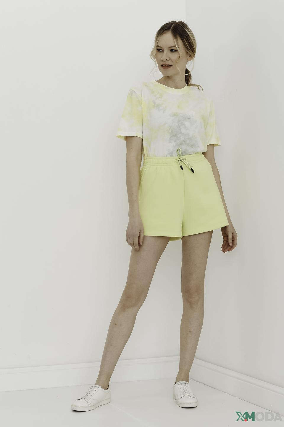 Футболка Angels tie-dye жёлтый