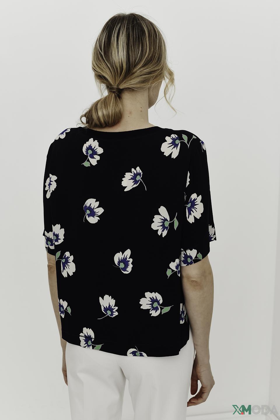 Блуза Oui с цветочным принтом