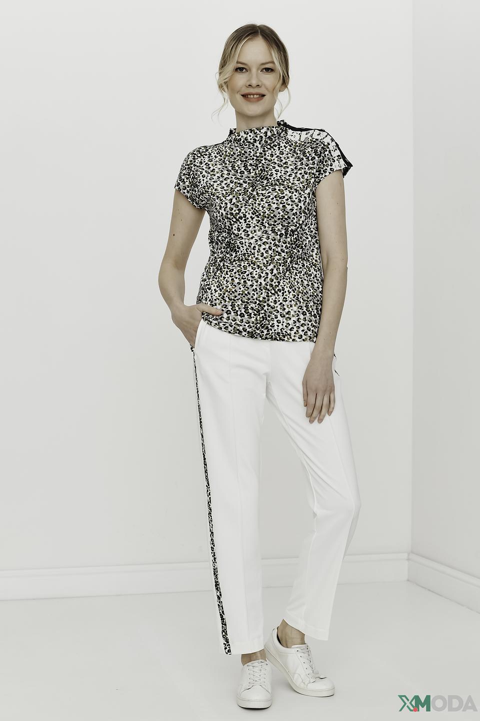 Джемпер Marc Cain с леопардовым принтом