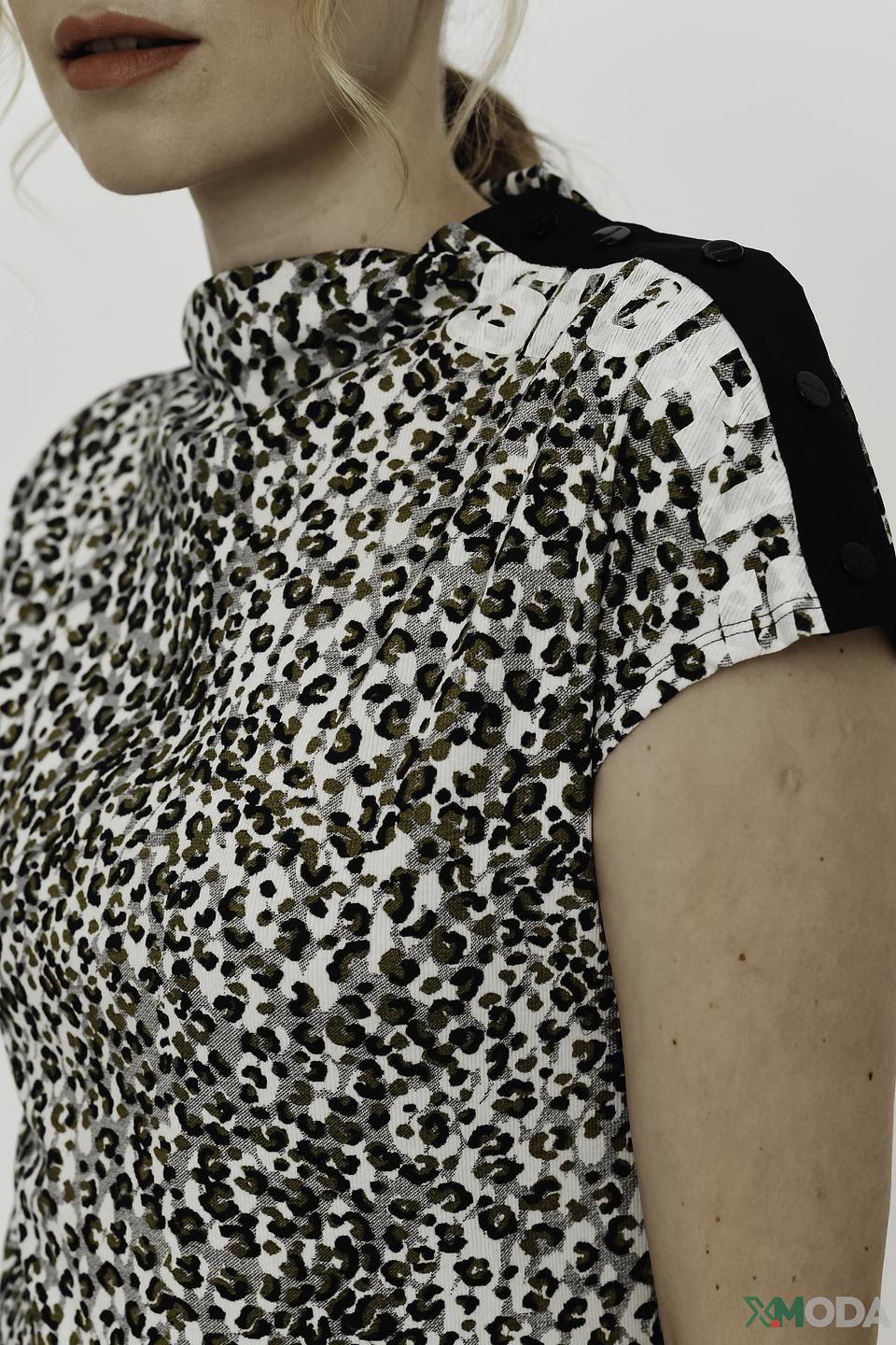 Джемпер Marc Cain с леопардовым принтом