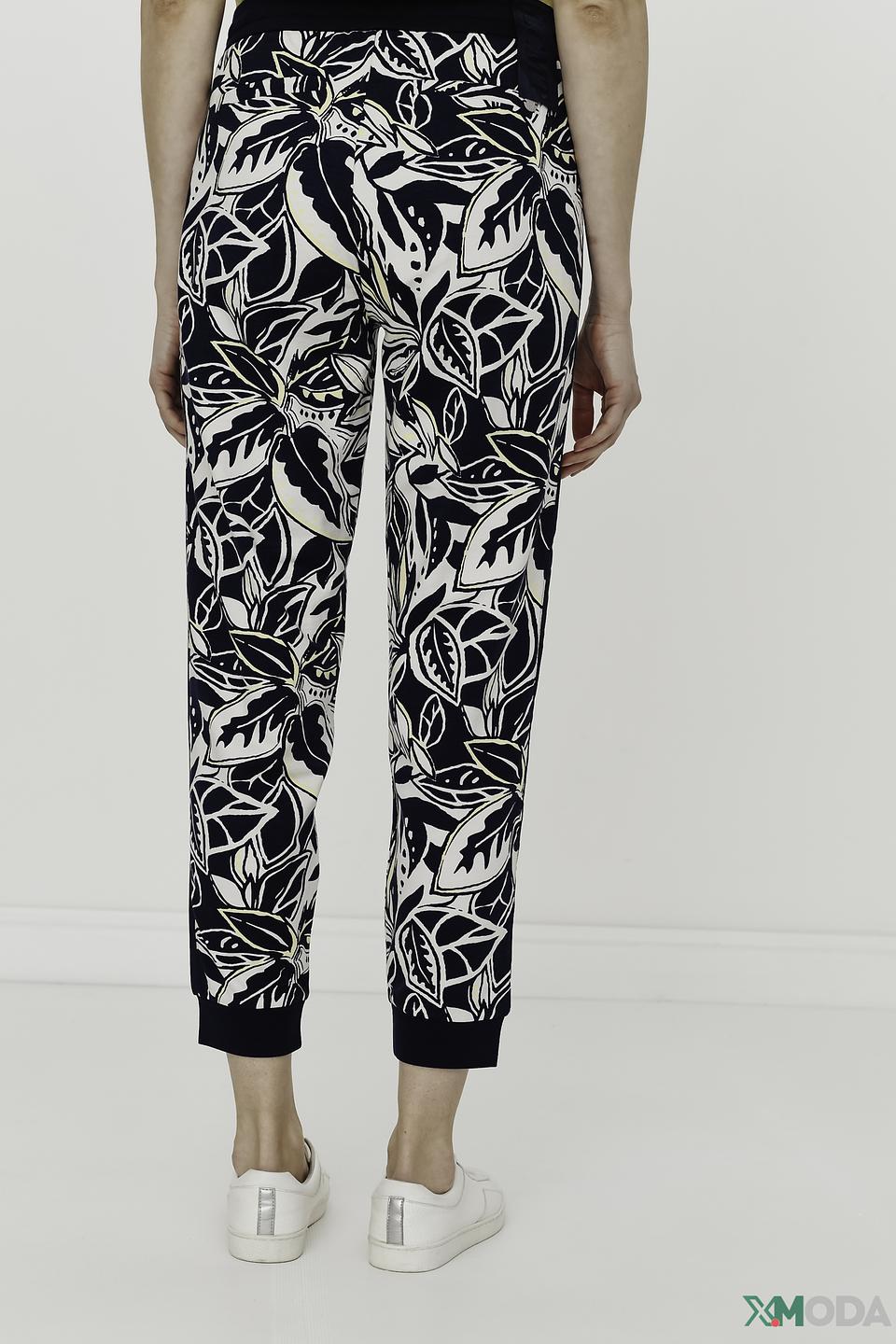 Брюки Lecomte с тропическим принтом