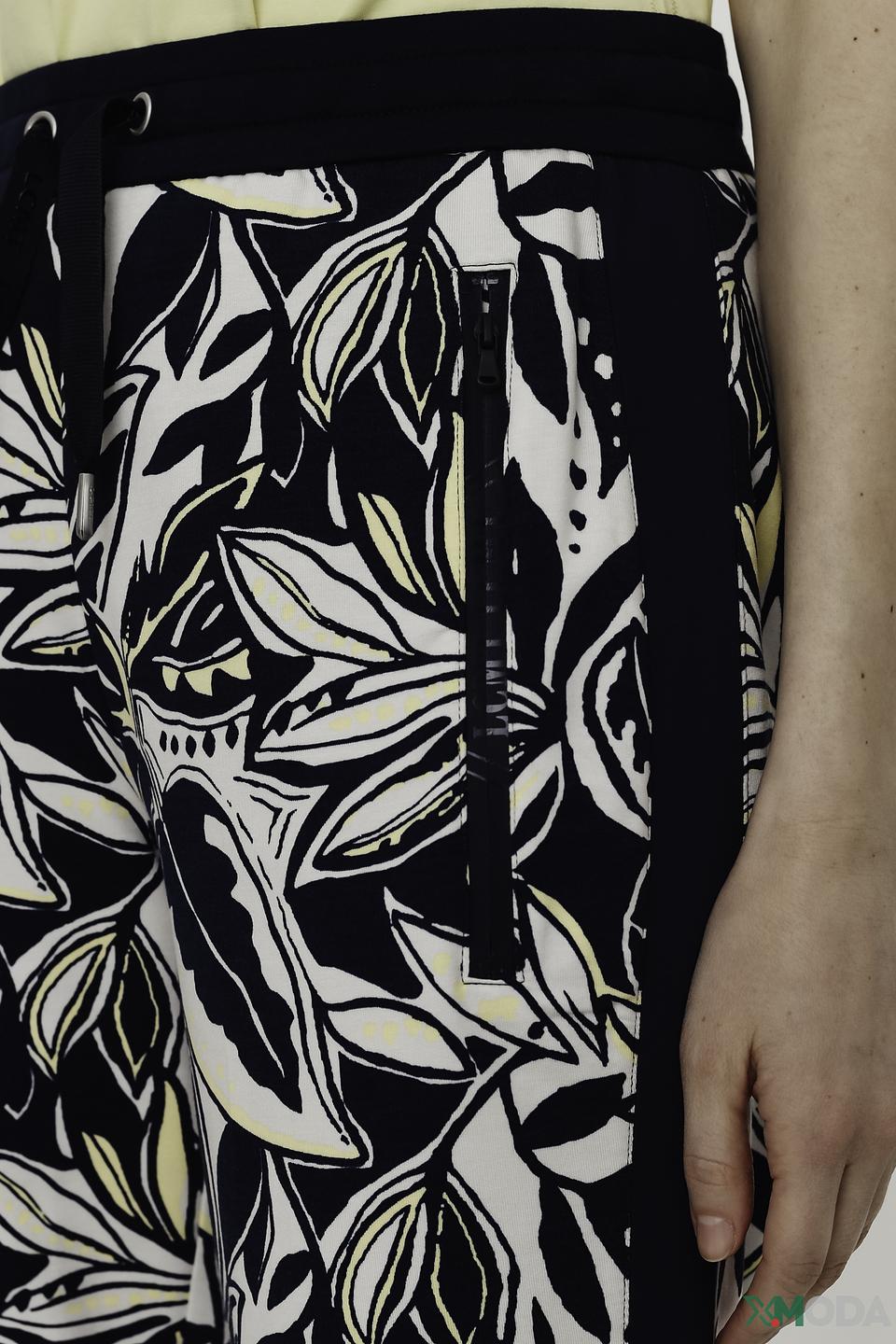 Брюки Lecomte с тропическим принтом