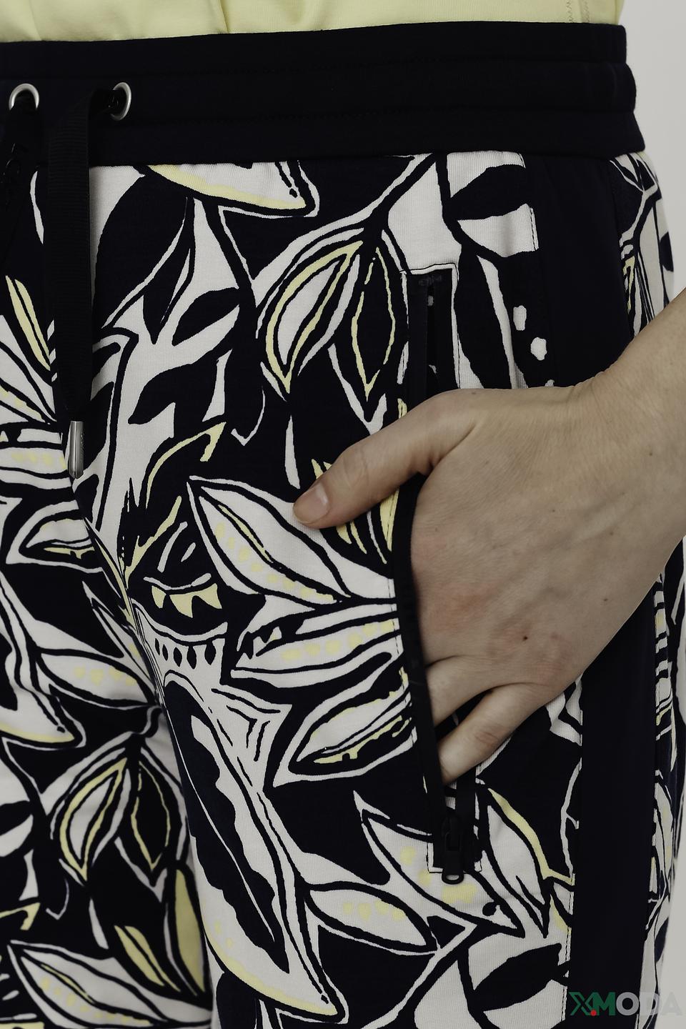 Брюки Lecomte с тропическим принтом