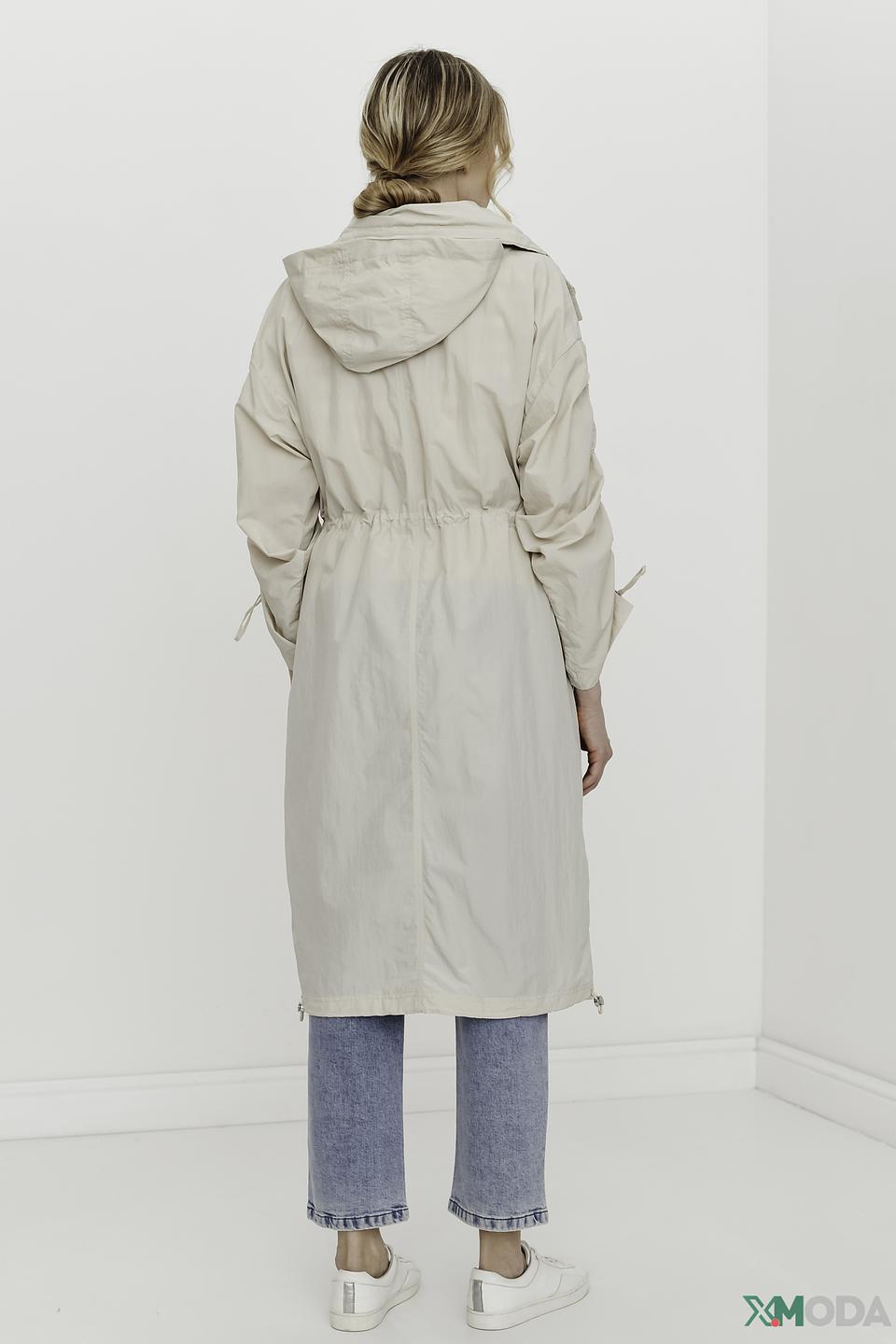 Плащ Tom Tailor бежевый с рукавами-фонариками