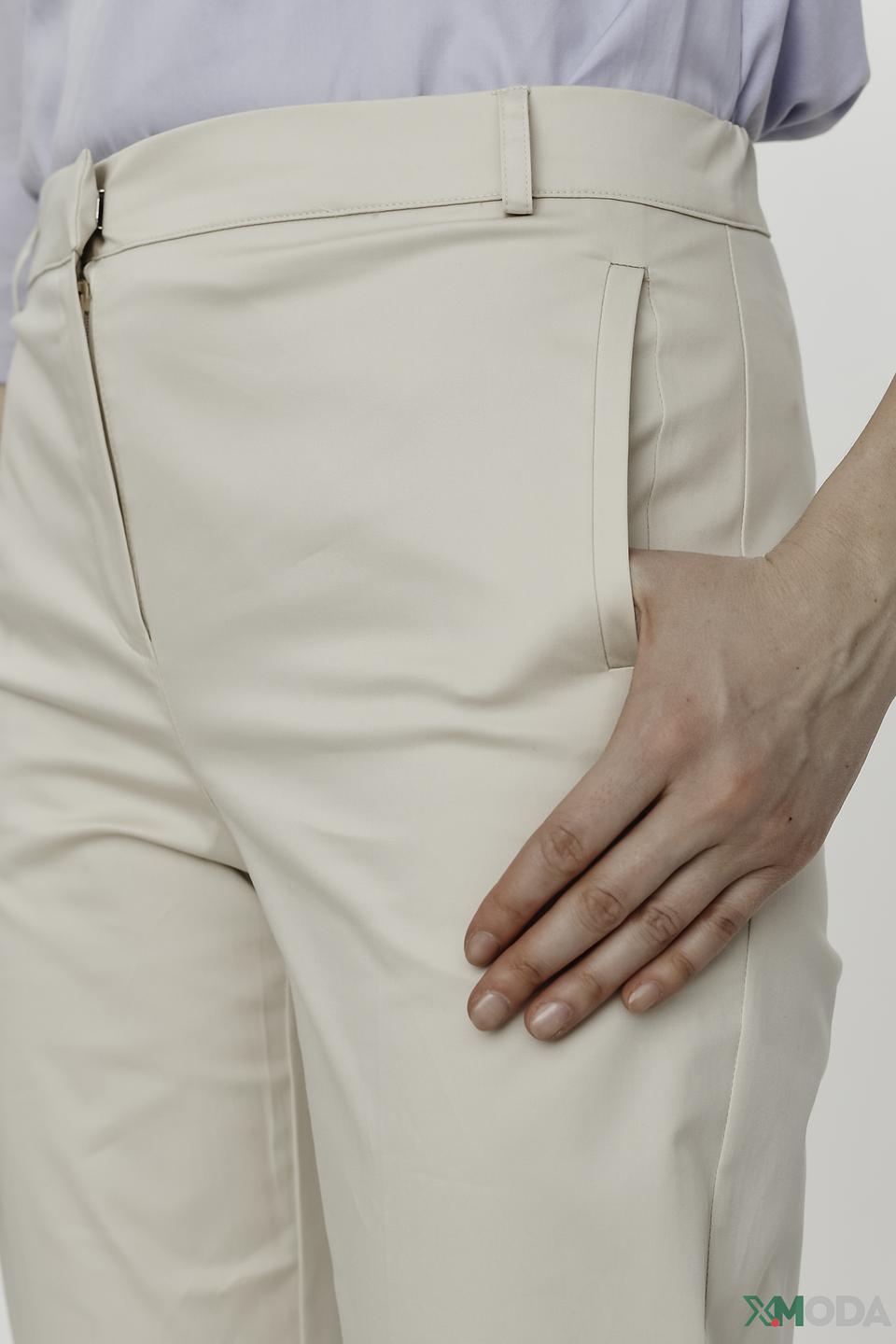 Джинсы D. Exterior бежевые прямые