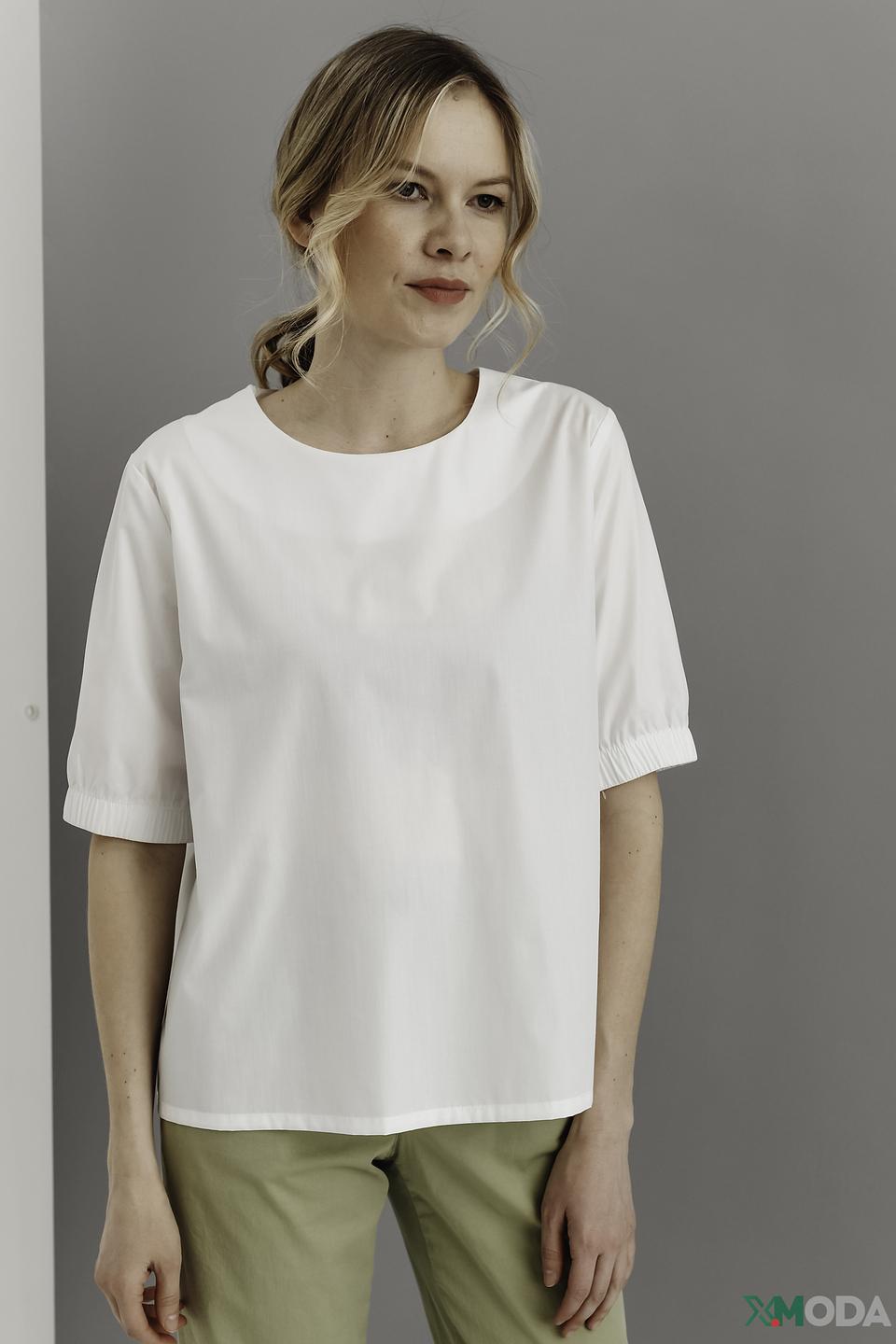 Блуза Apart женская белая с рукавом 3/4