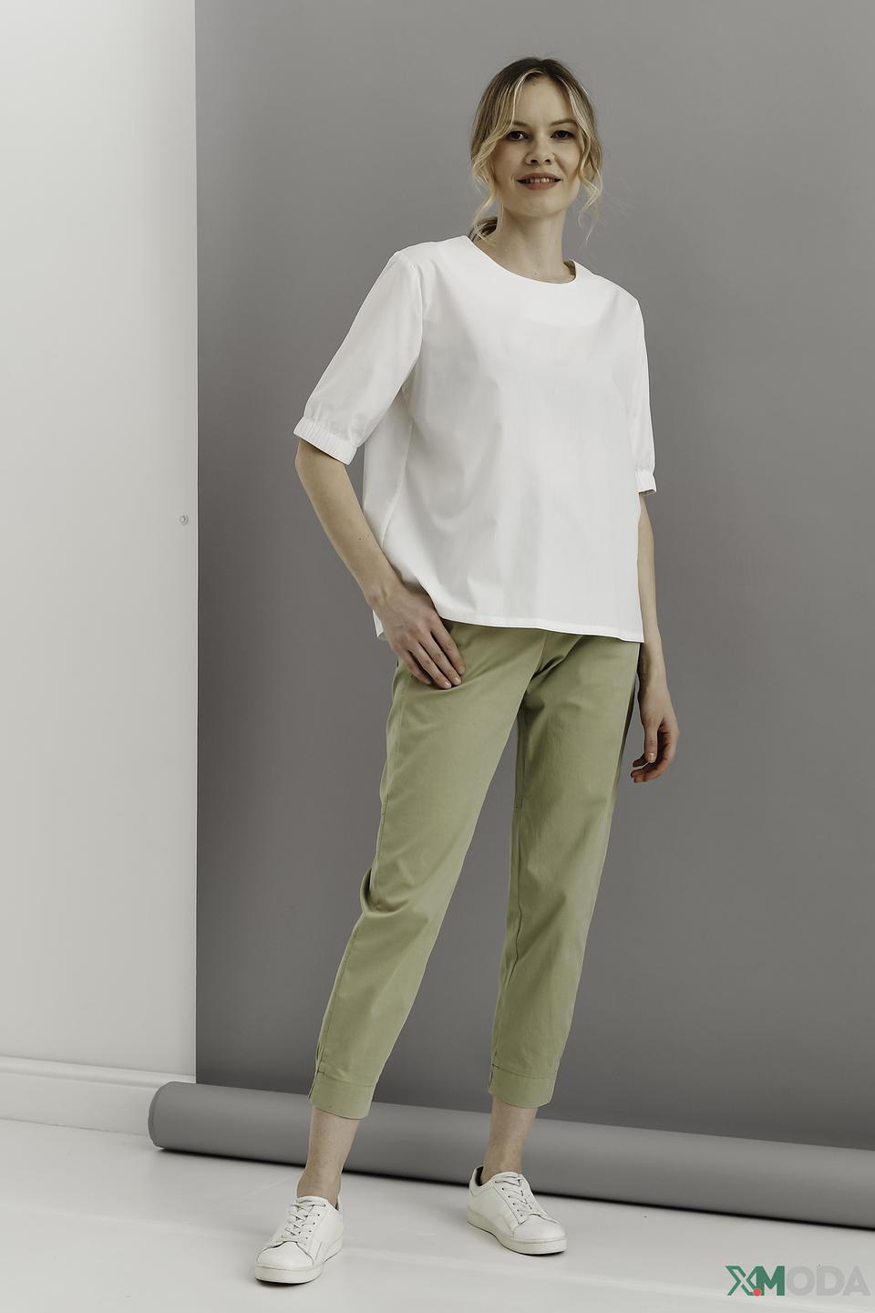 Блуза Apart женская белая с рукавом 3/4