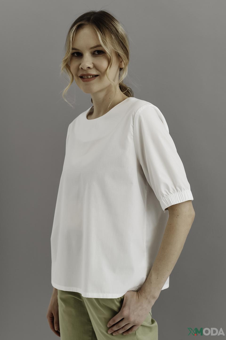 Блуза Apart женская белая с рукавом 3/4