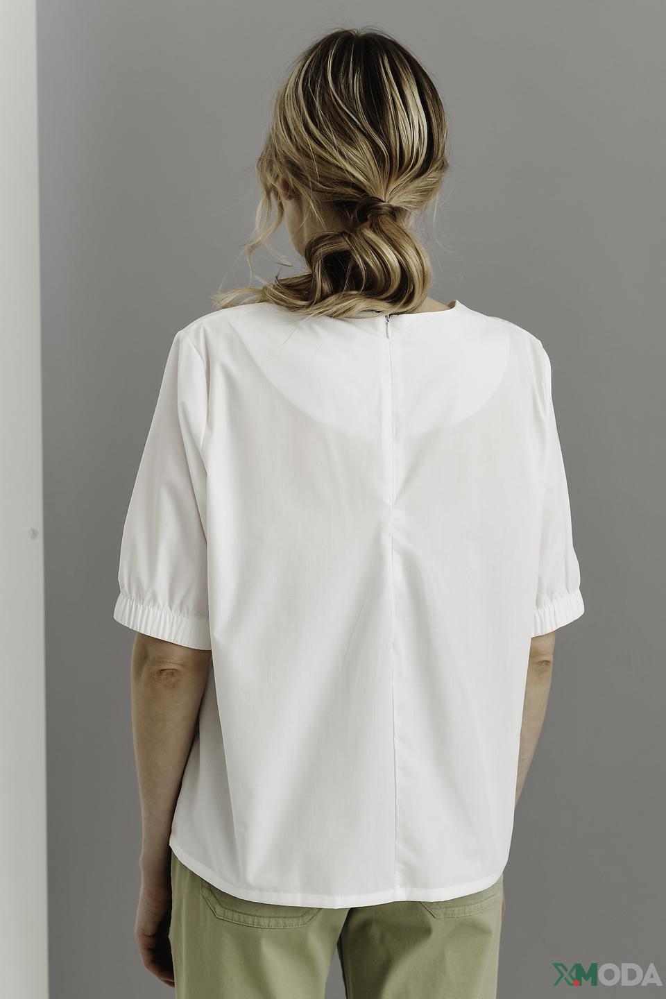 Блуза Apart женская белая с рукавом 3/4