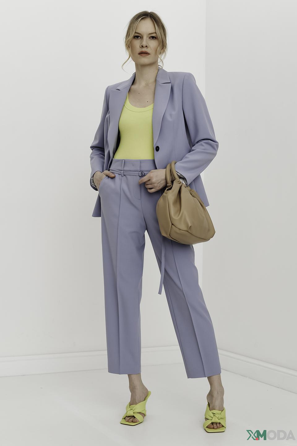 Брюки классические Luisa Cerano лавандовые