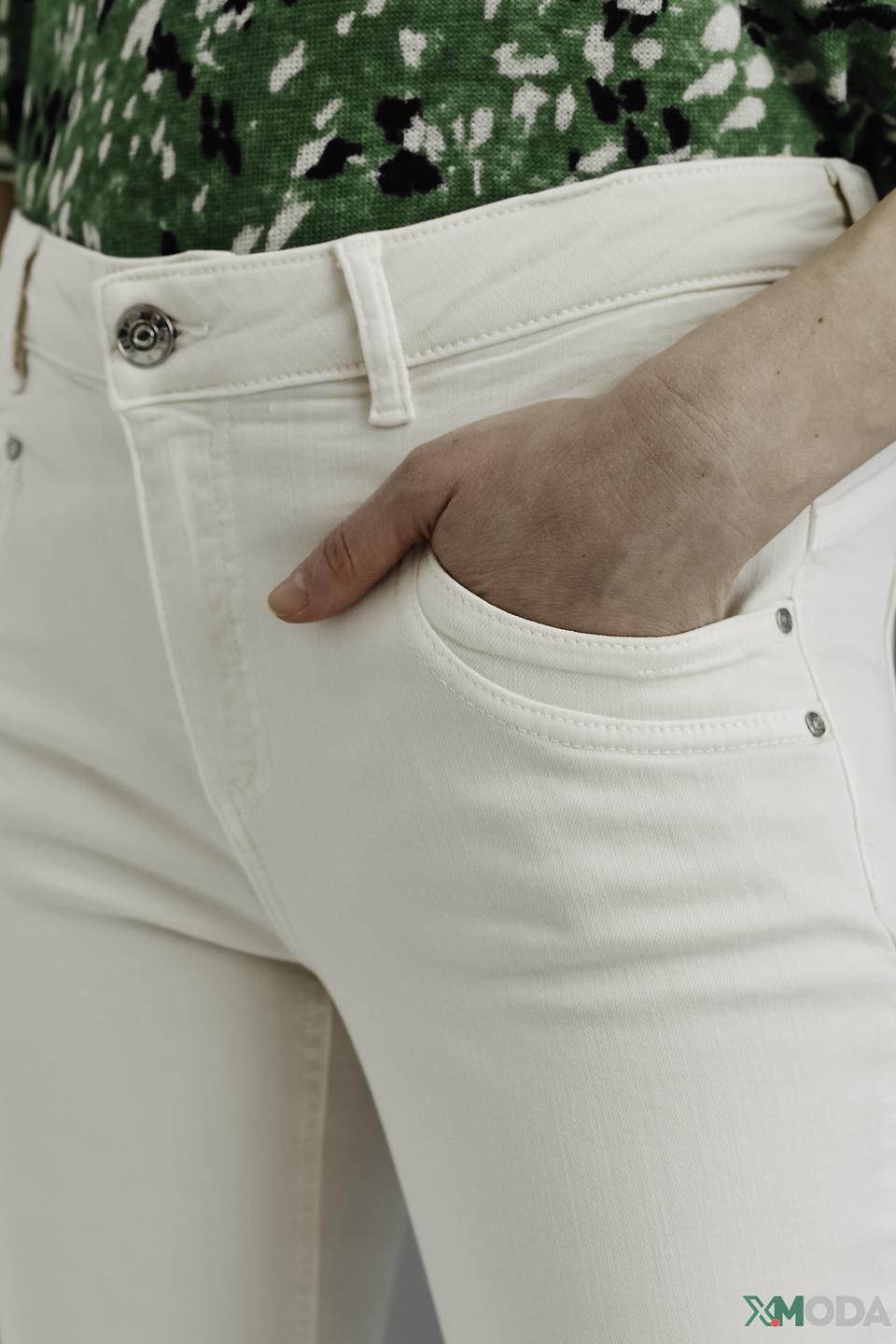 Джинсы Oui Slim Fit белые