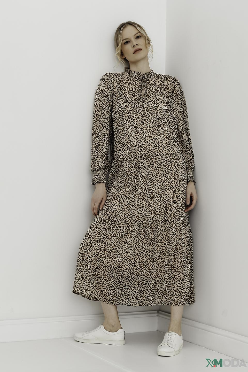 Платье Oui с леопардовым принтом
