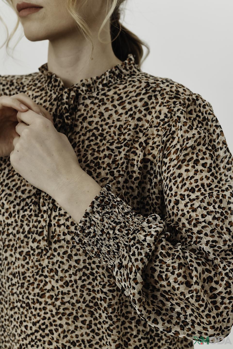 Платье Oui с леопардовым принтом