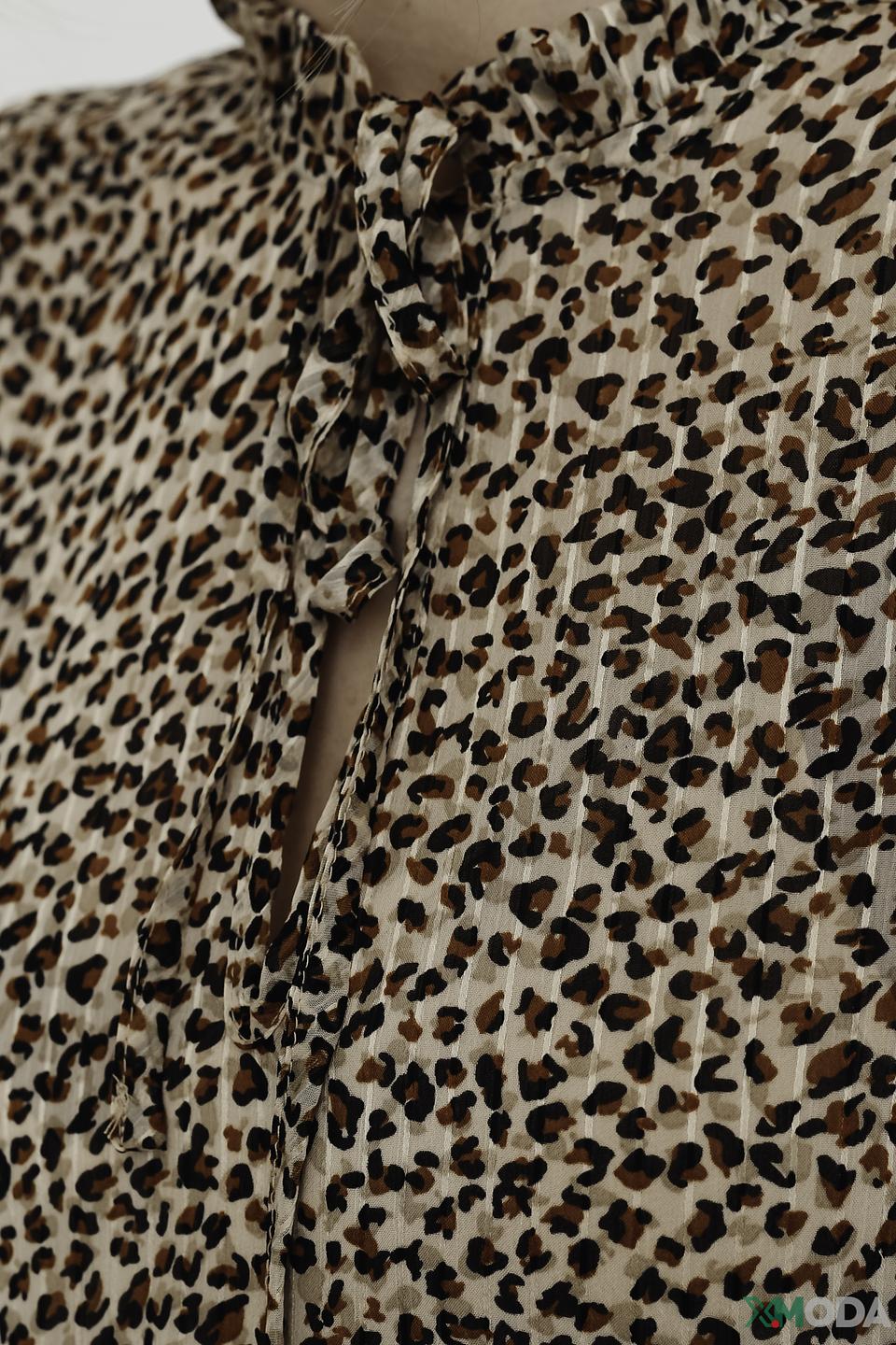 Платье Oui с леопардовым принтом
