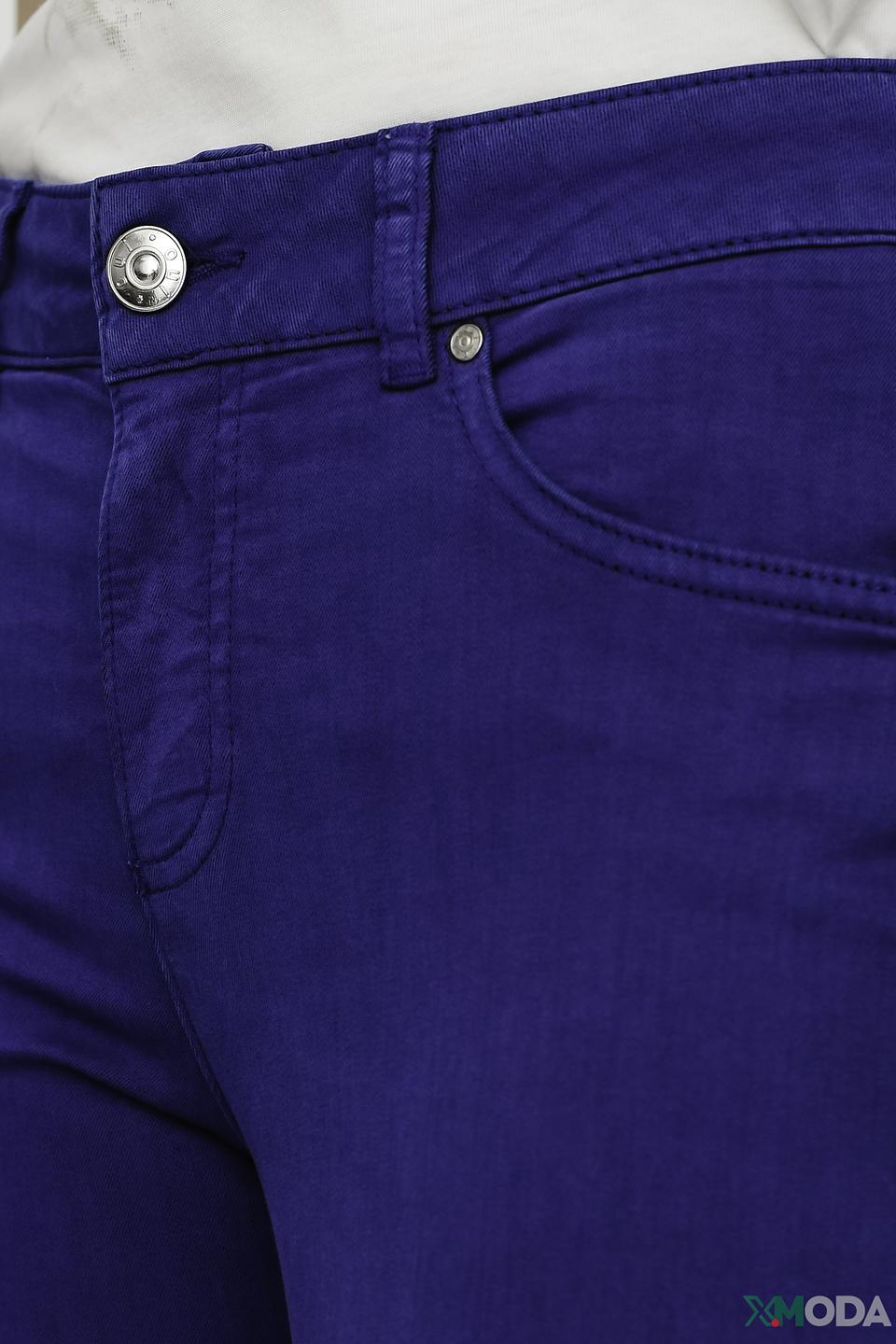 Брюки скинни Oui синие