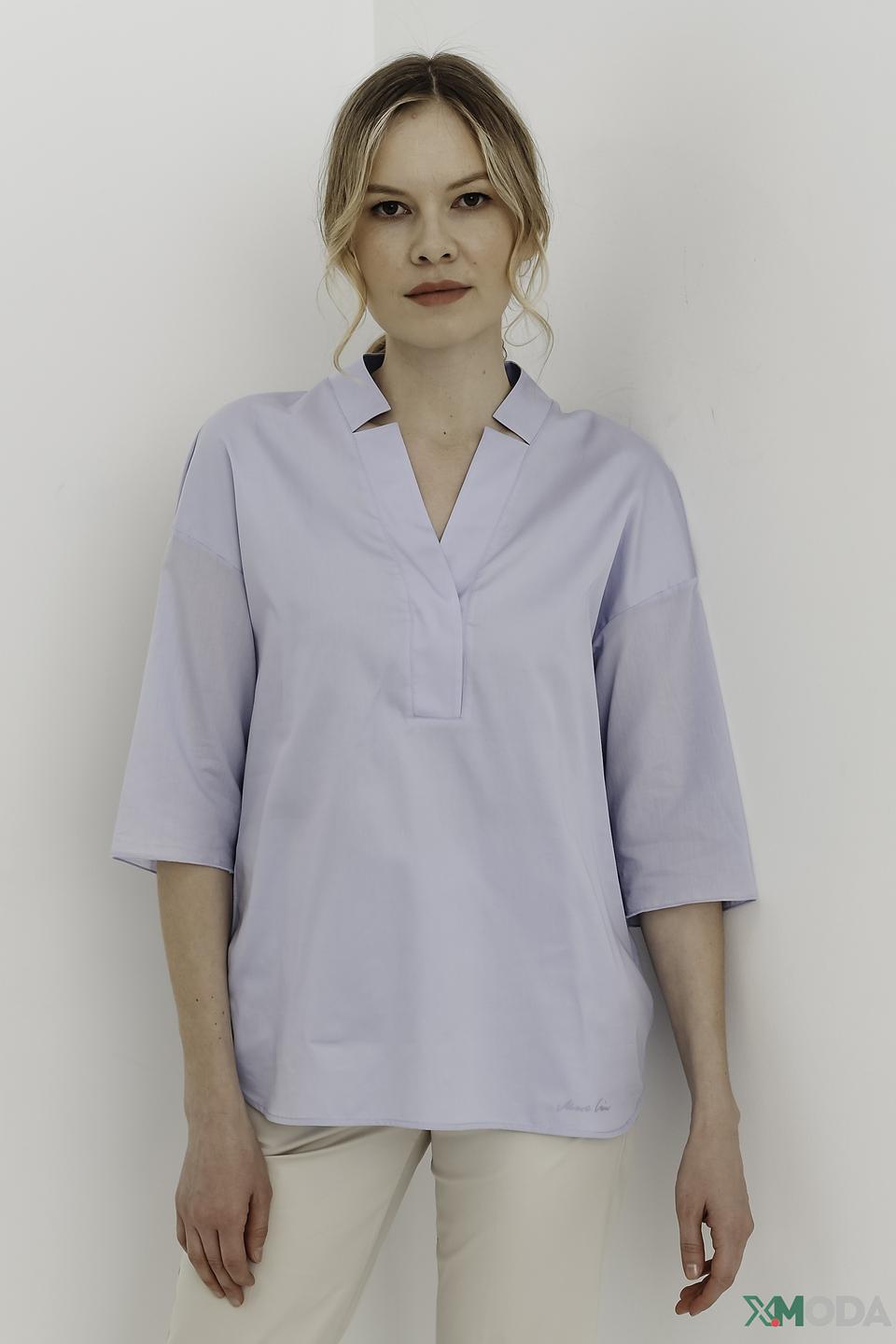 Блуза Marc Cain голубого цвета