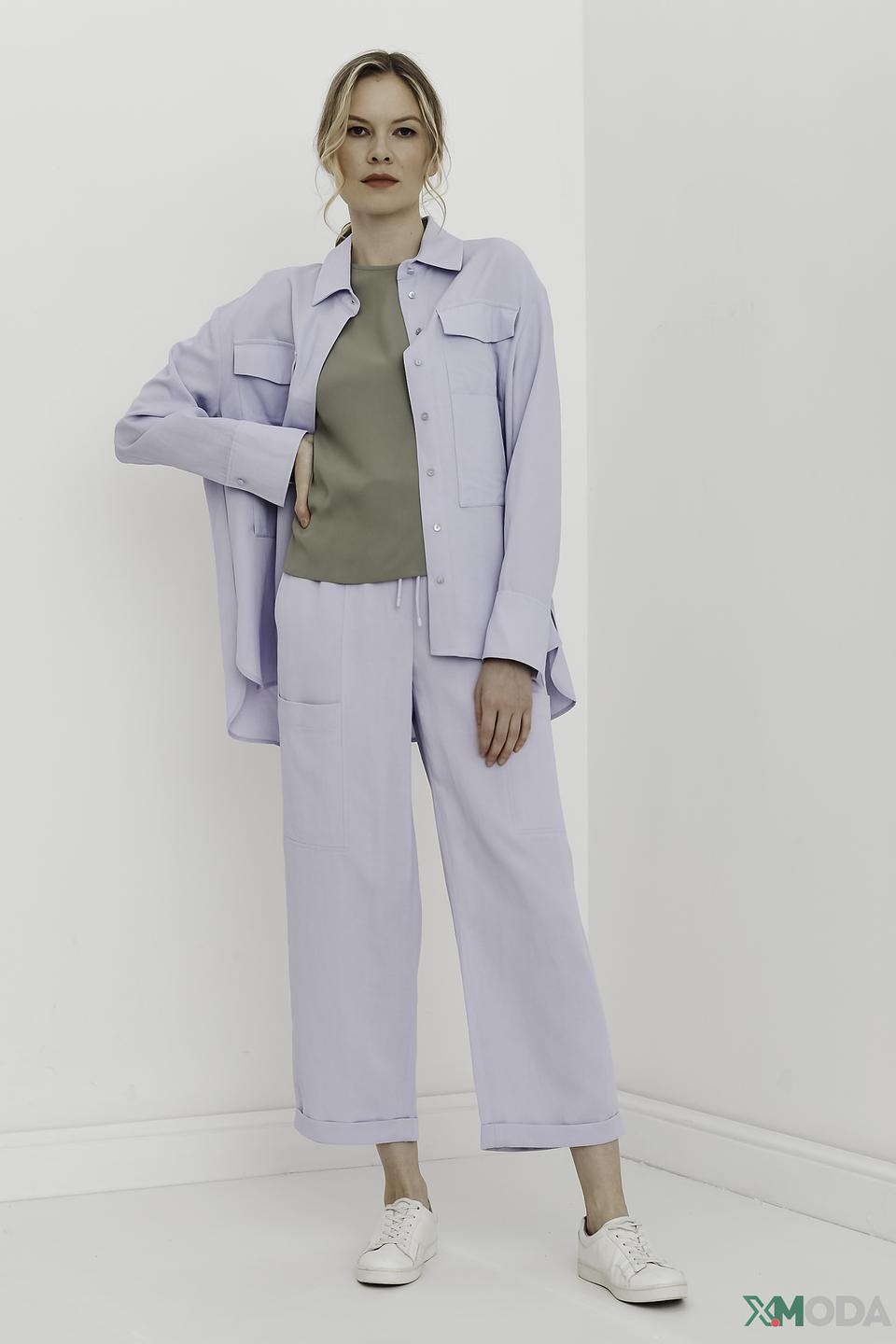 Рубашка Marc Cain лавандовая