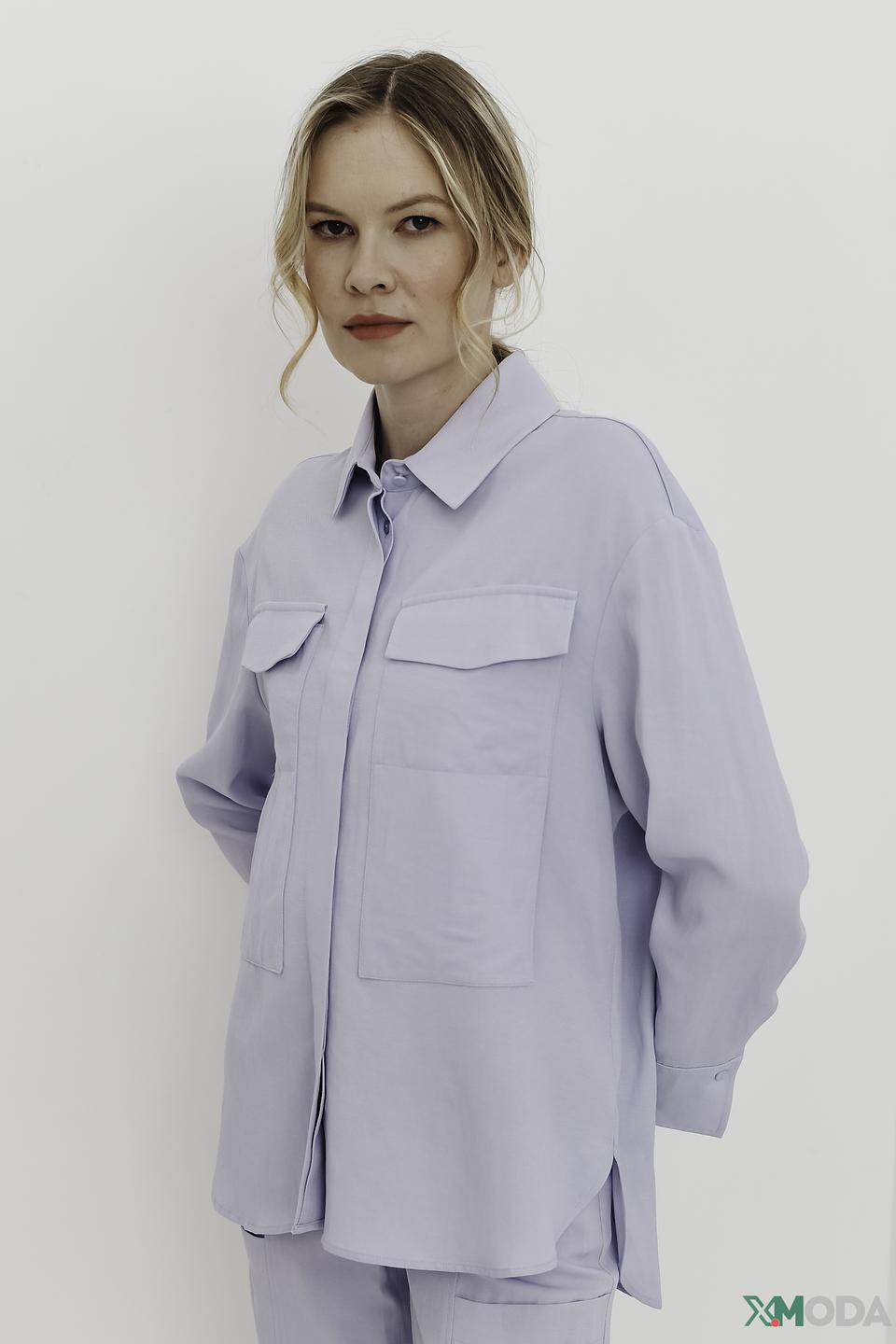 Рубашка Marc Cain лавандовая