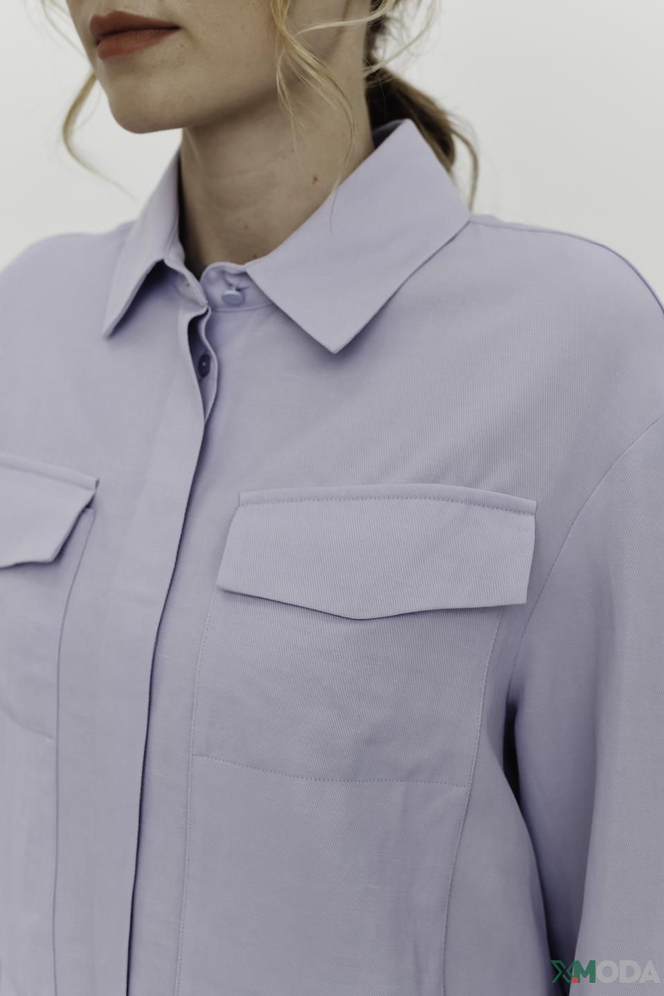 Рубашка Marc Cain лавандовая