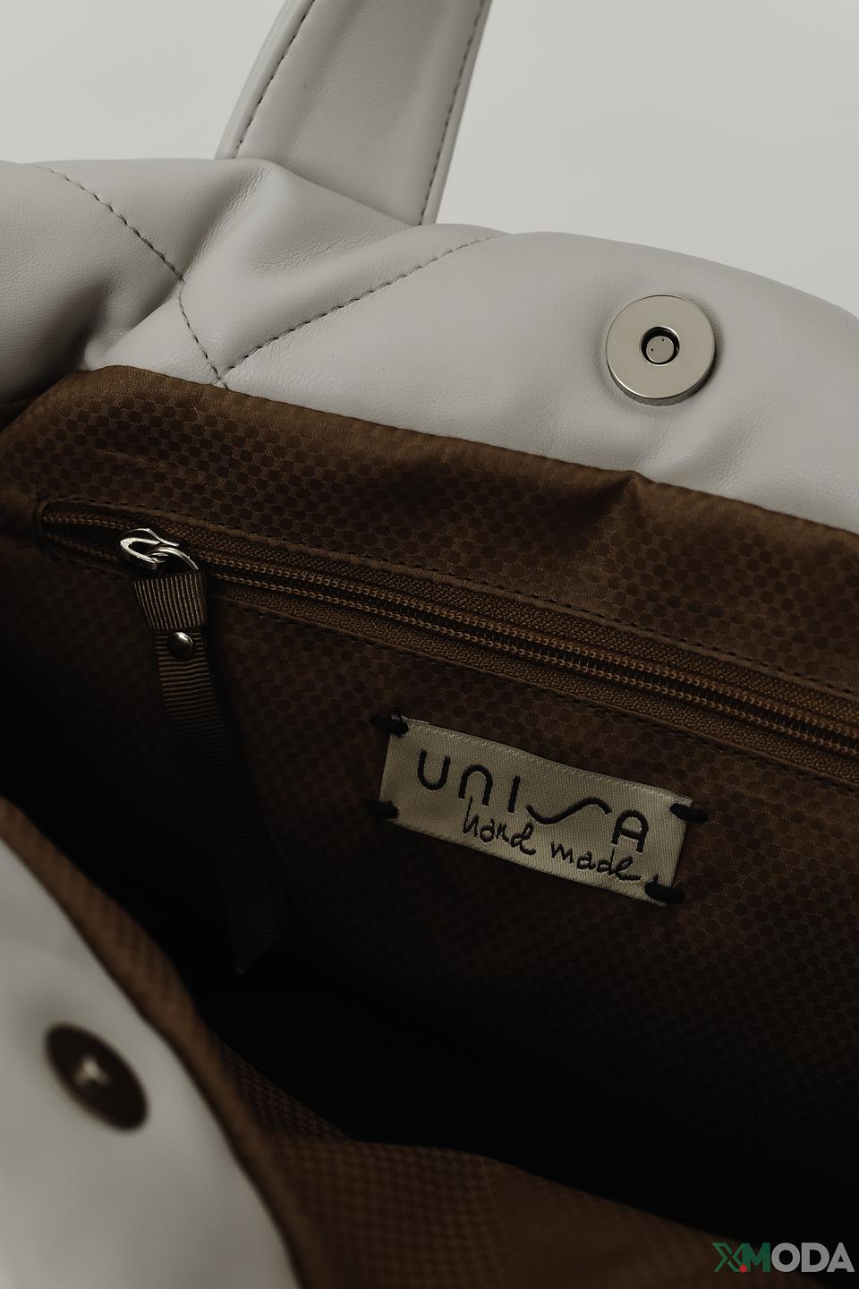 Сумка Unisa стеганая белая