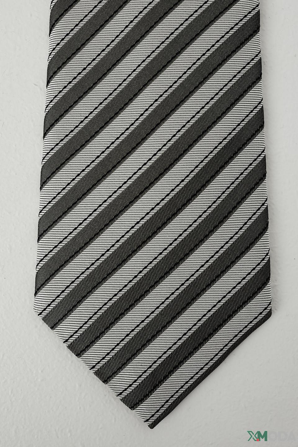 Галстук Boss Business в полоску серый