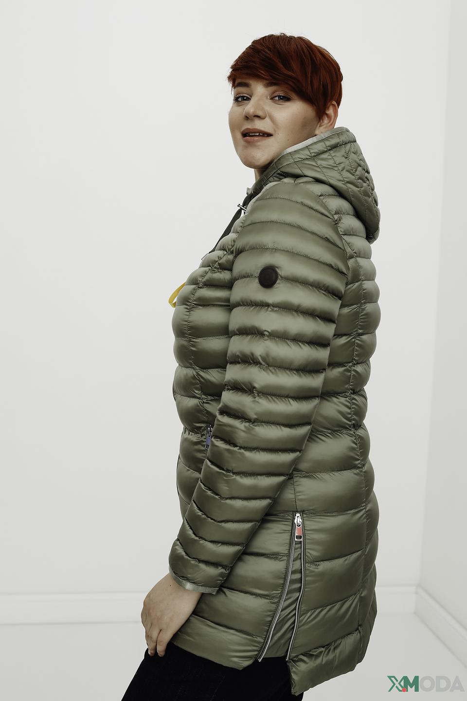 Куртка Lebek хаки стеганая