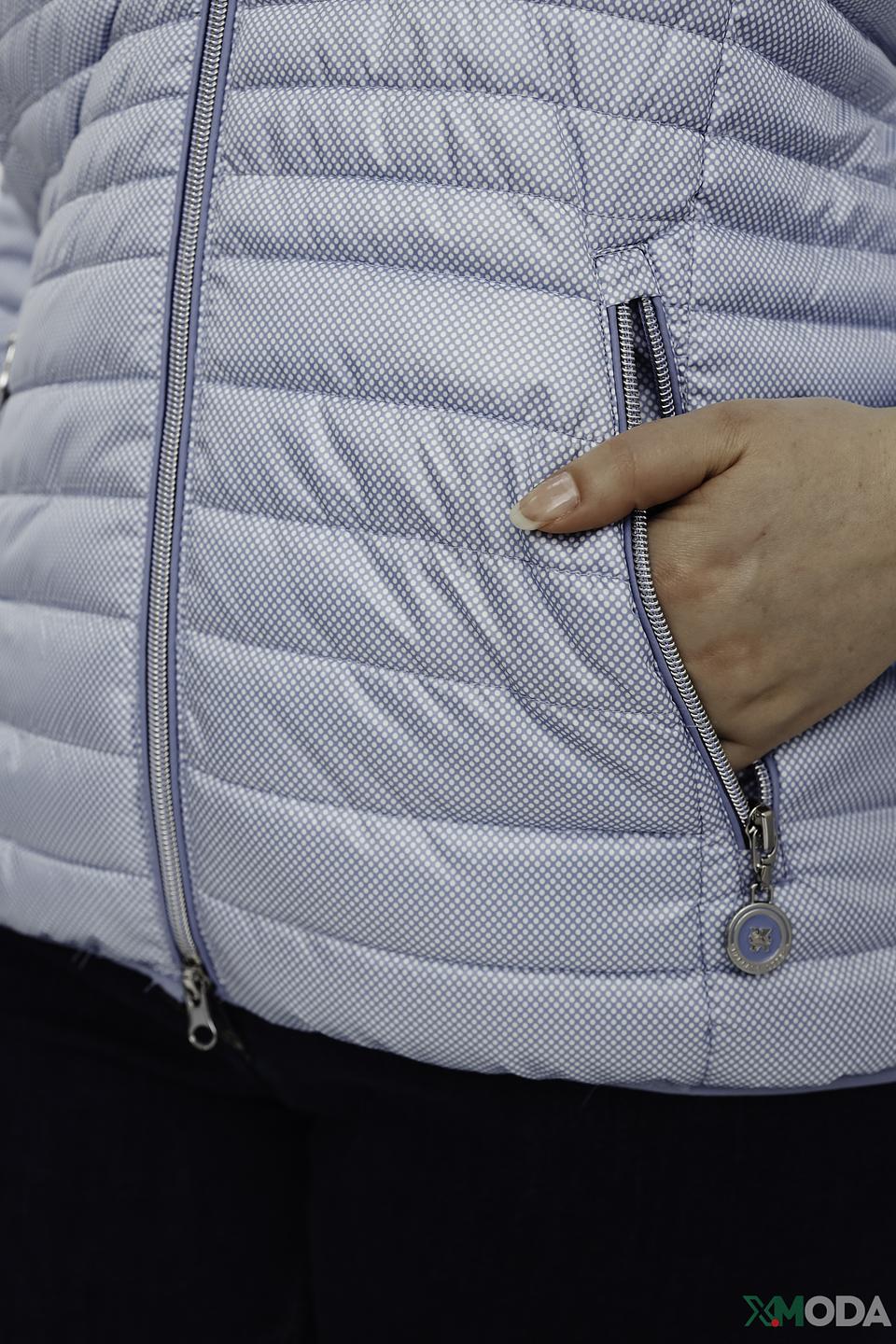 Куртка Lebek стеганая голубая