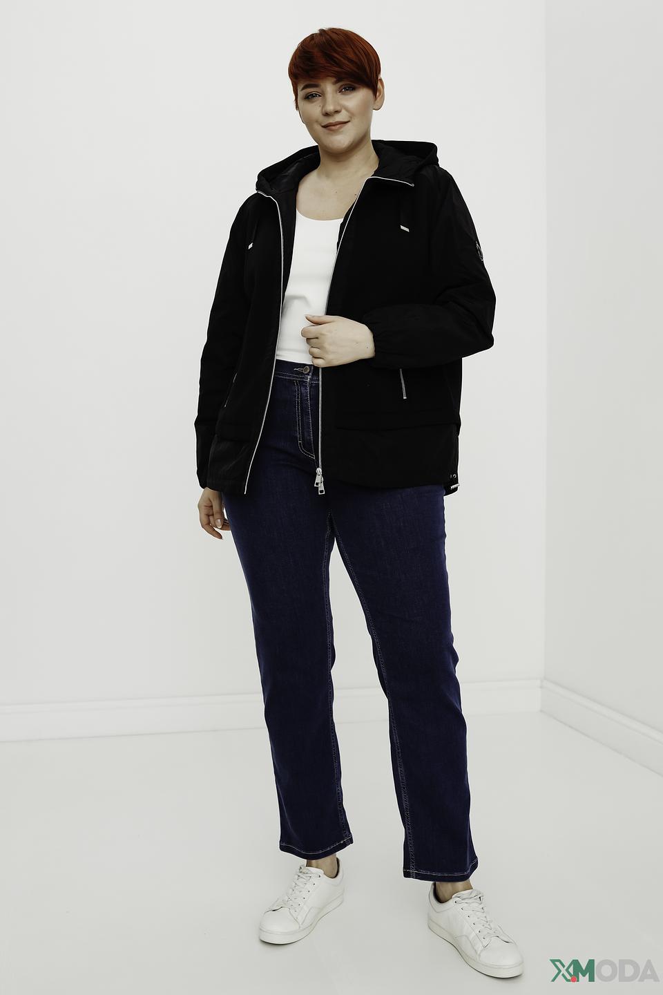 Куртка Lebek чёрная с капюшоном