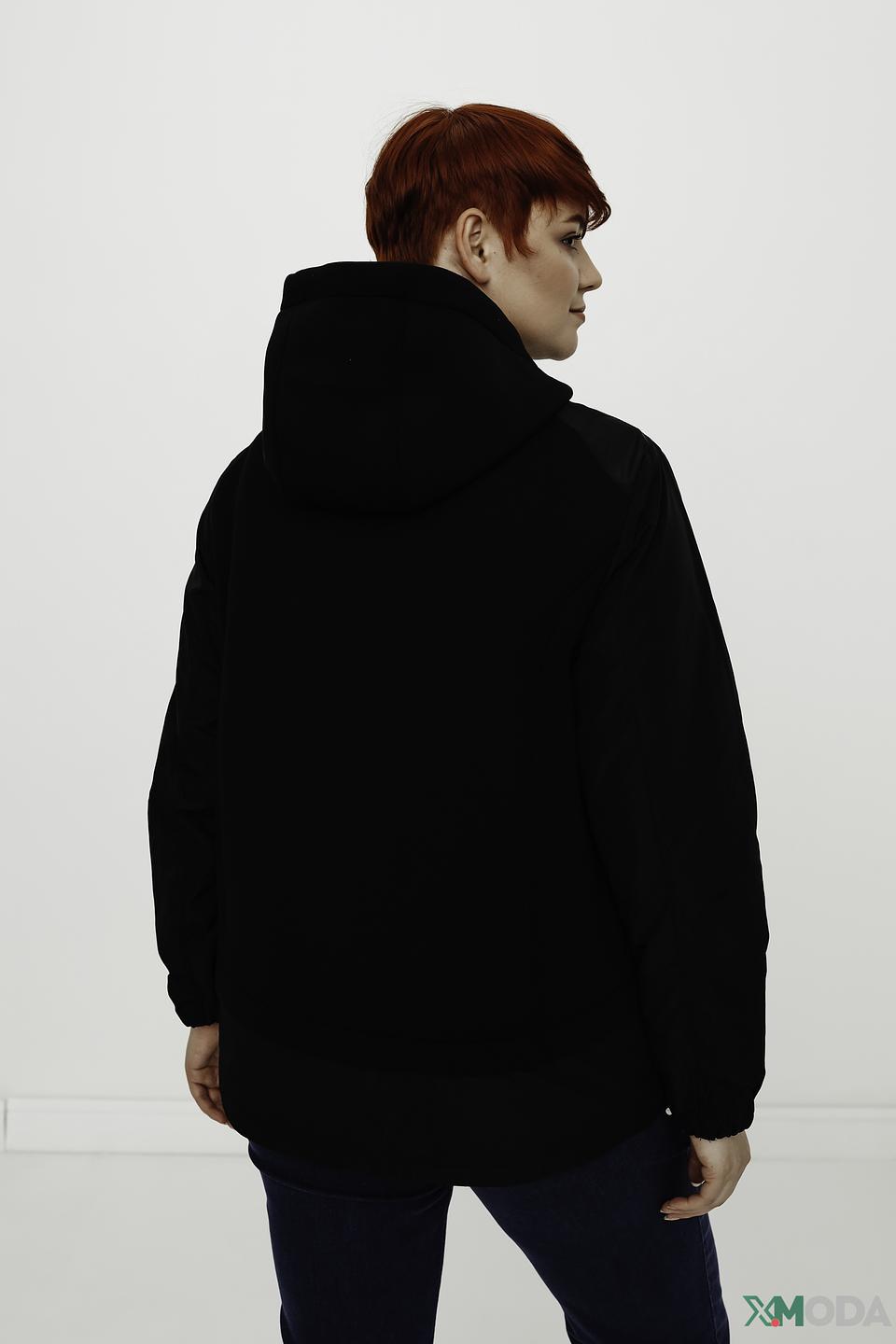 Куртка Lebek чёрная с капюшоном