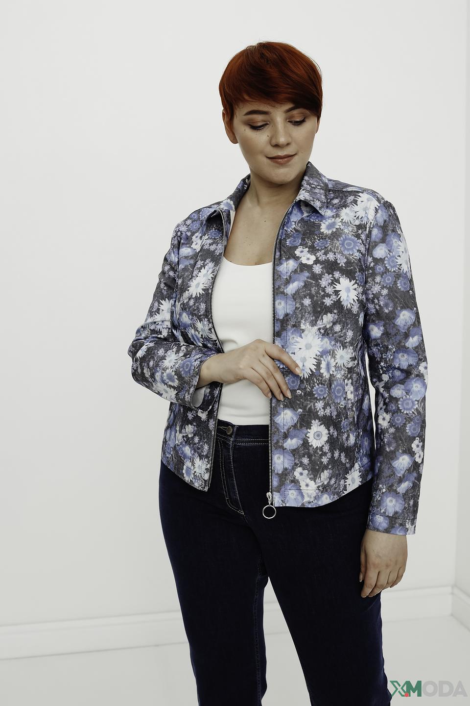 Жакет Frank Walder с цветочным принтом