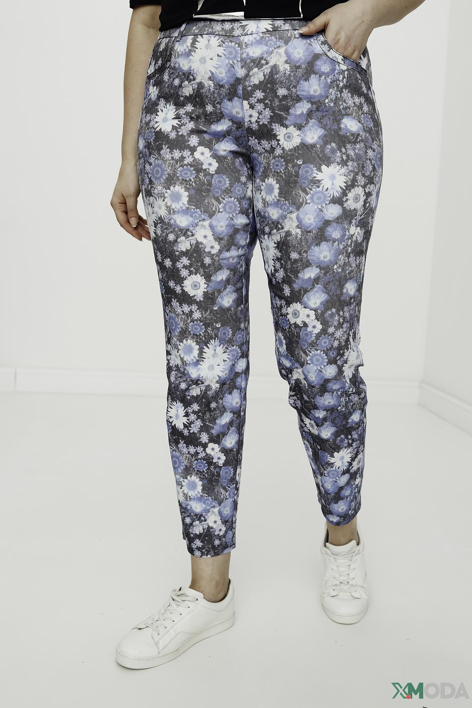 Брюки Frank Walder с цветочным принтом