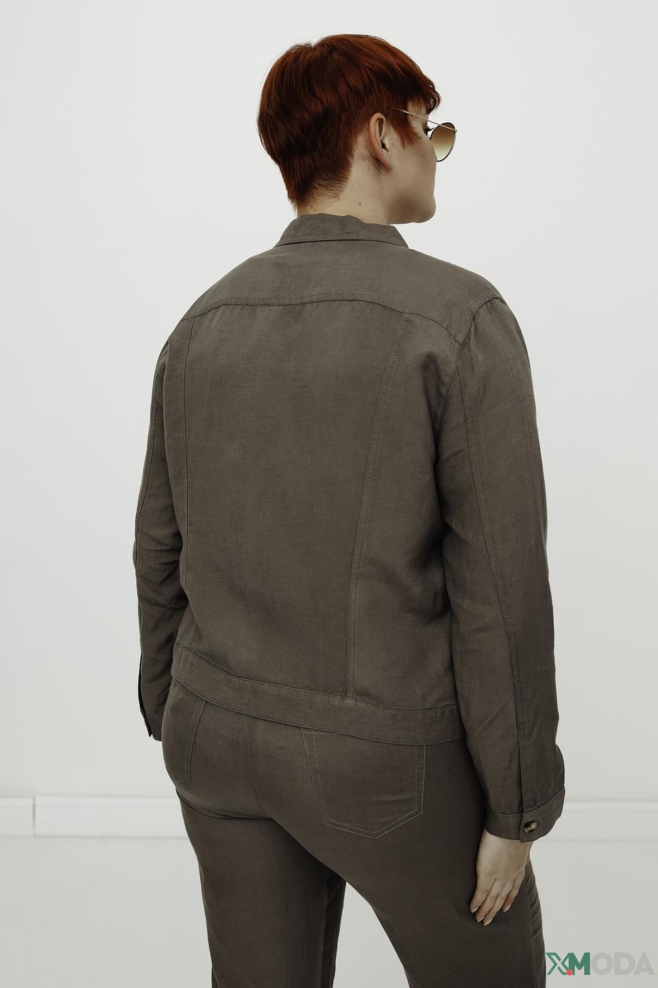 Жакет Pezzo приталенный хаки