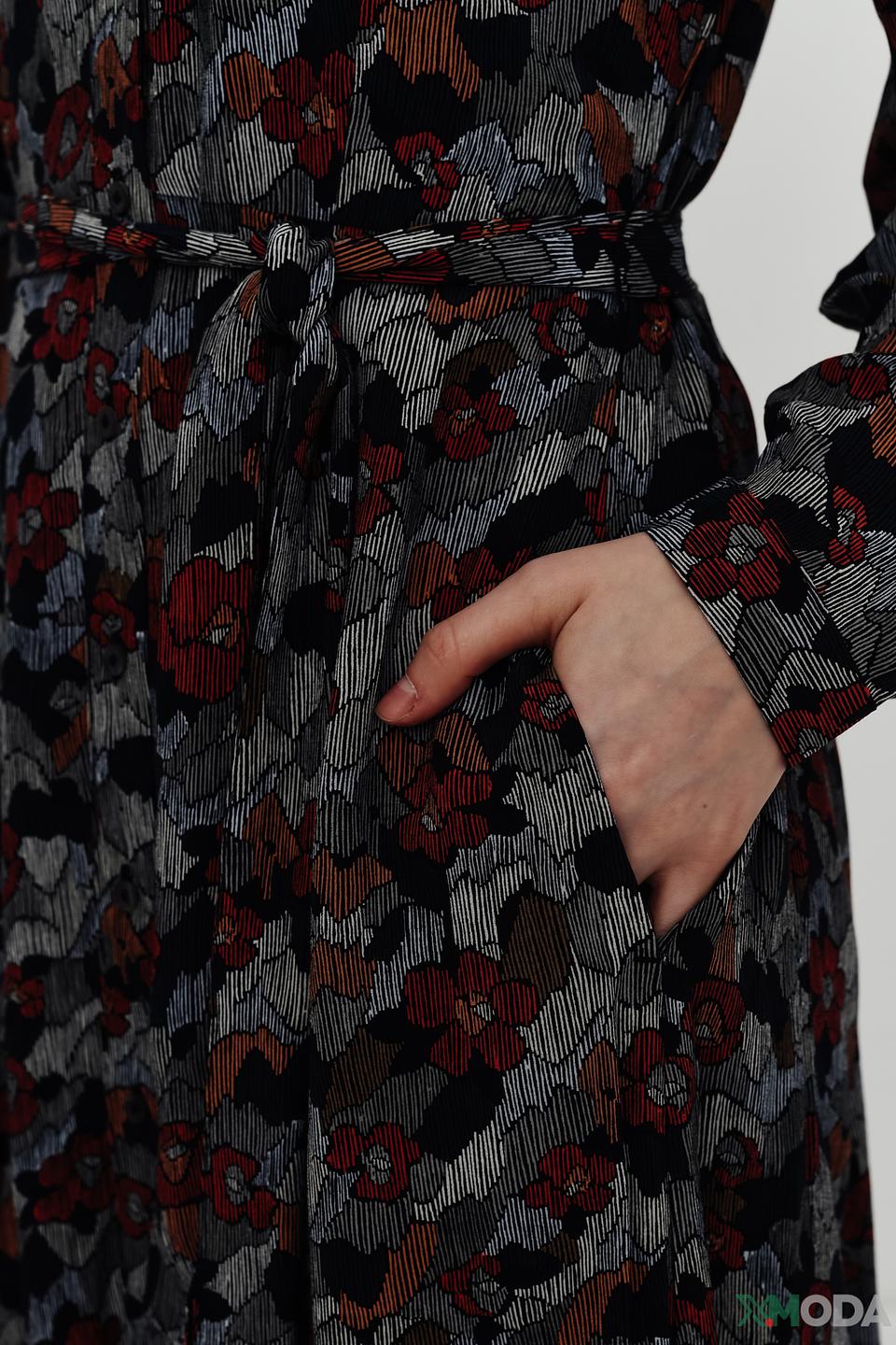 Платье s.Oliver с цветочным принтом