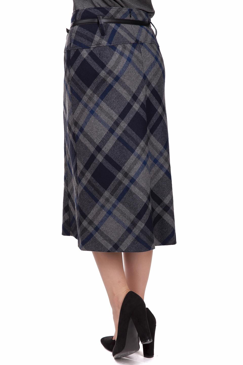 Юбка Gerry Weber в клетку с поясом