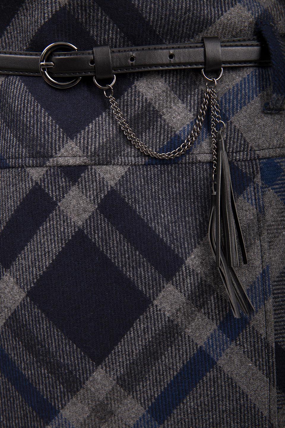 Юбка Gerry Weber в клетку с поясом