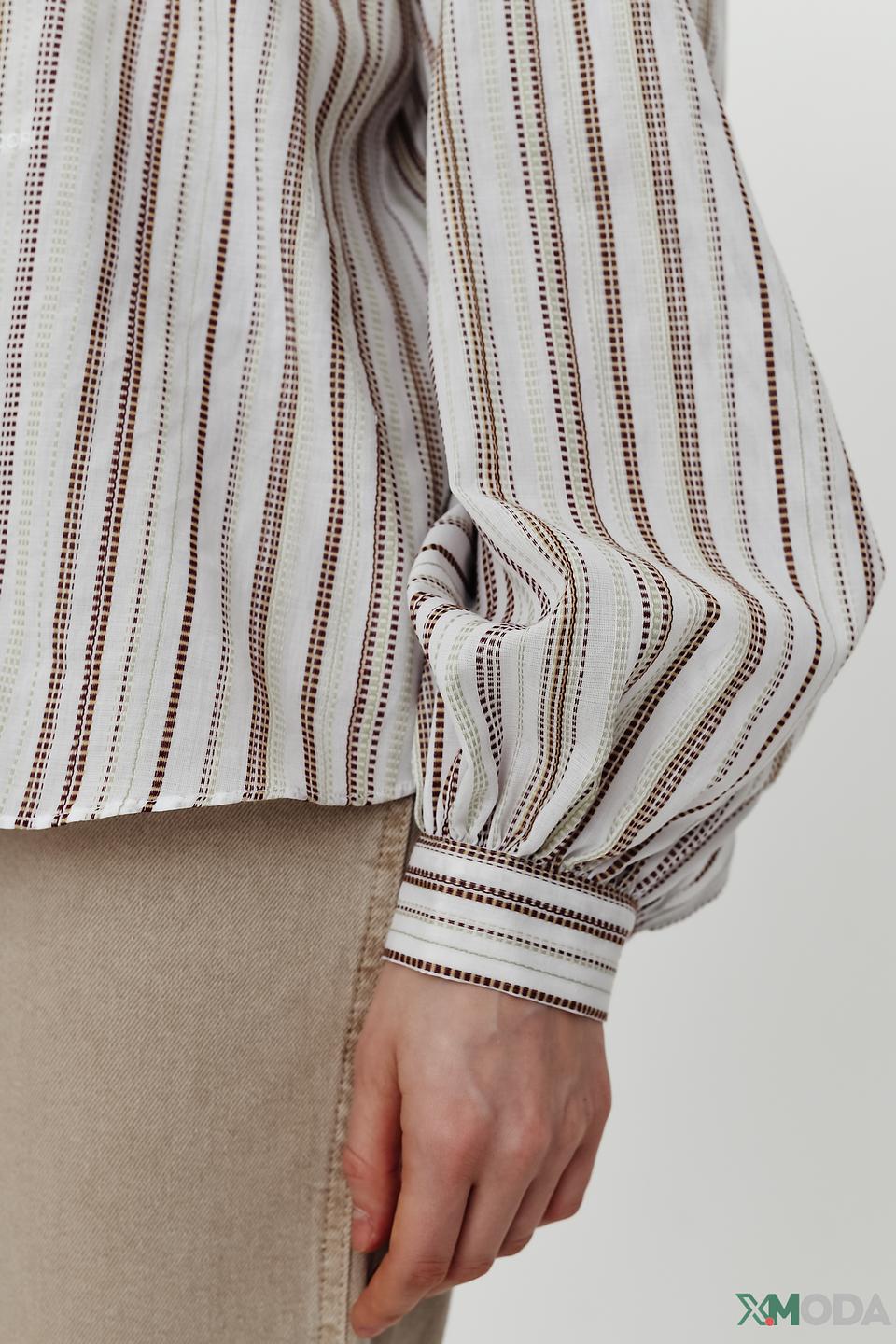 Рубашка Joop! в полоску с рукавами-фонариками