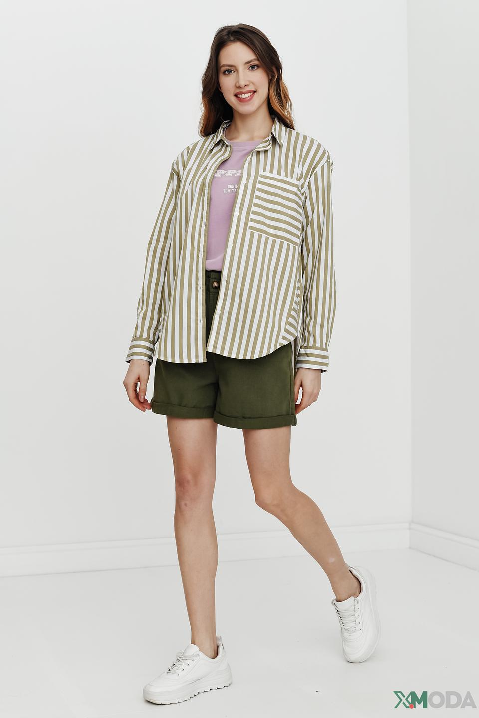 Шорты Tom Tailor хаки с резинкой