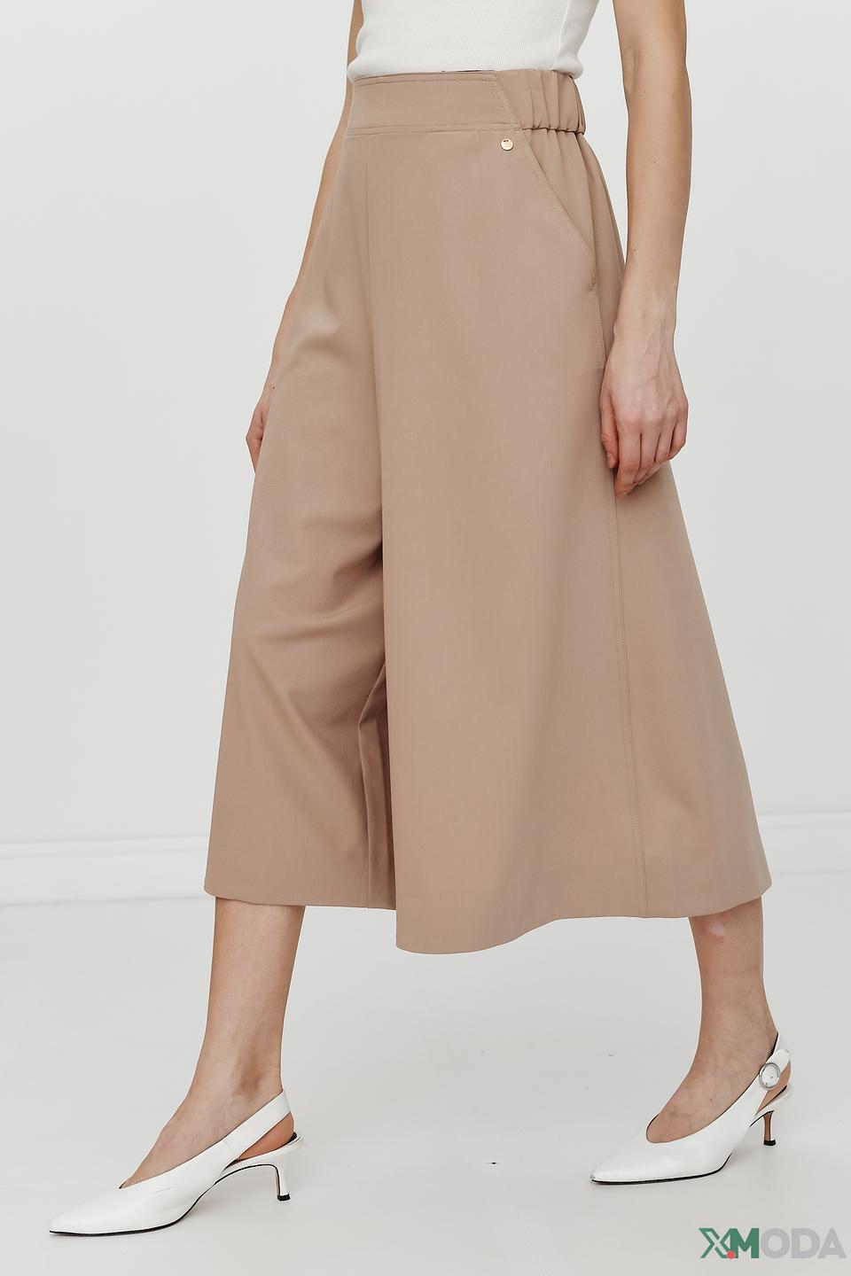 Брюки кюлоты Mos Mosh бежевые