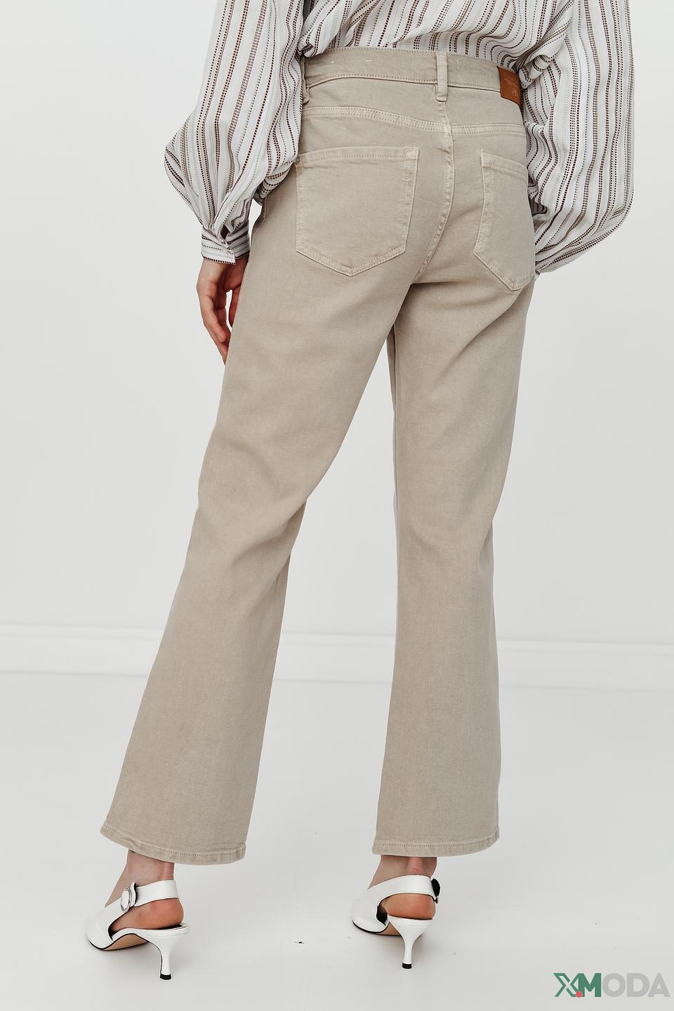 Джинсы Mos Mosh бежевые прямые