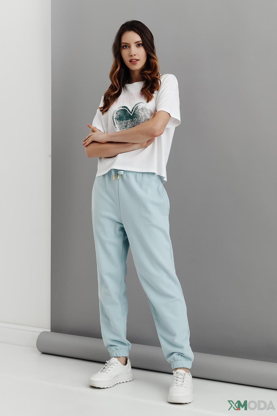 Брюки спортивные Rich and Royal голубые