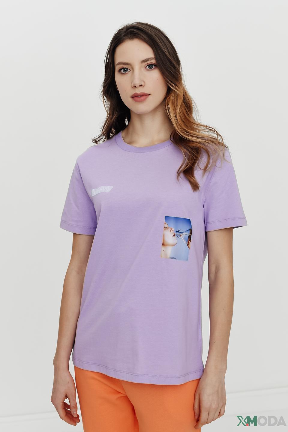 Футболка Ice Play жен. лавандовая
