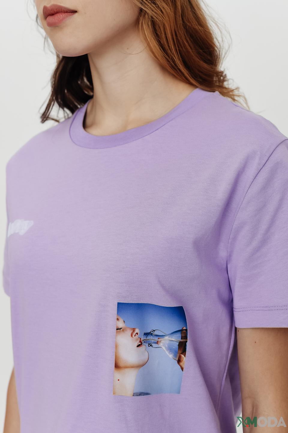 Футболка Ice Play жен. лавандовая