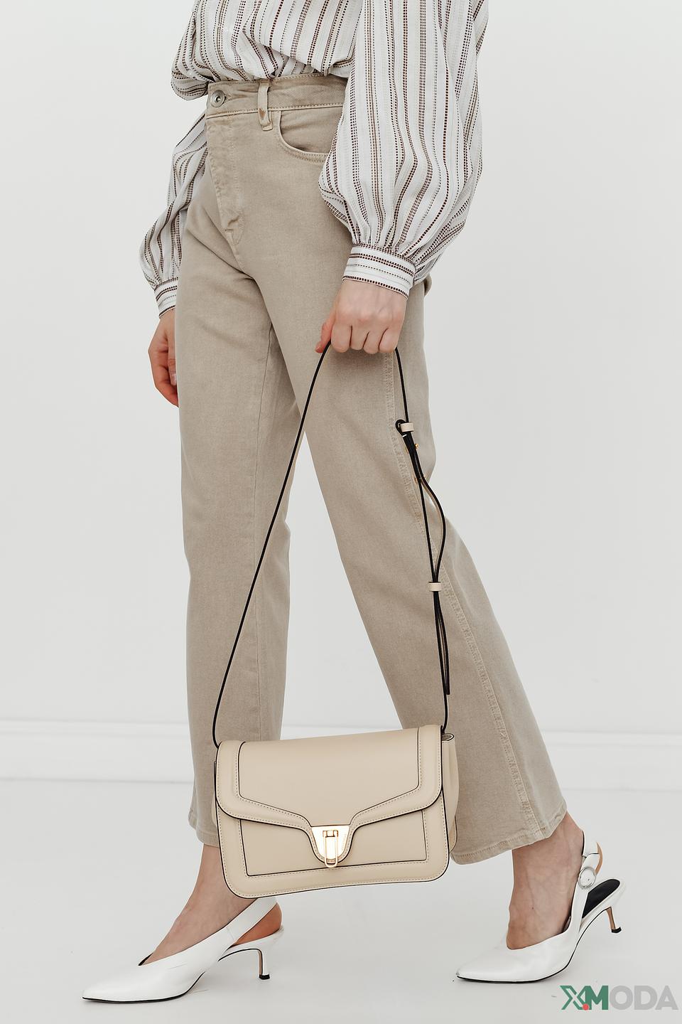 Сумка Coccinelle женская бежевая