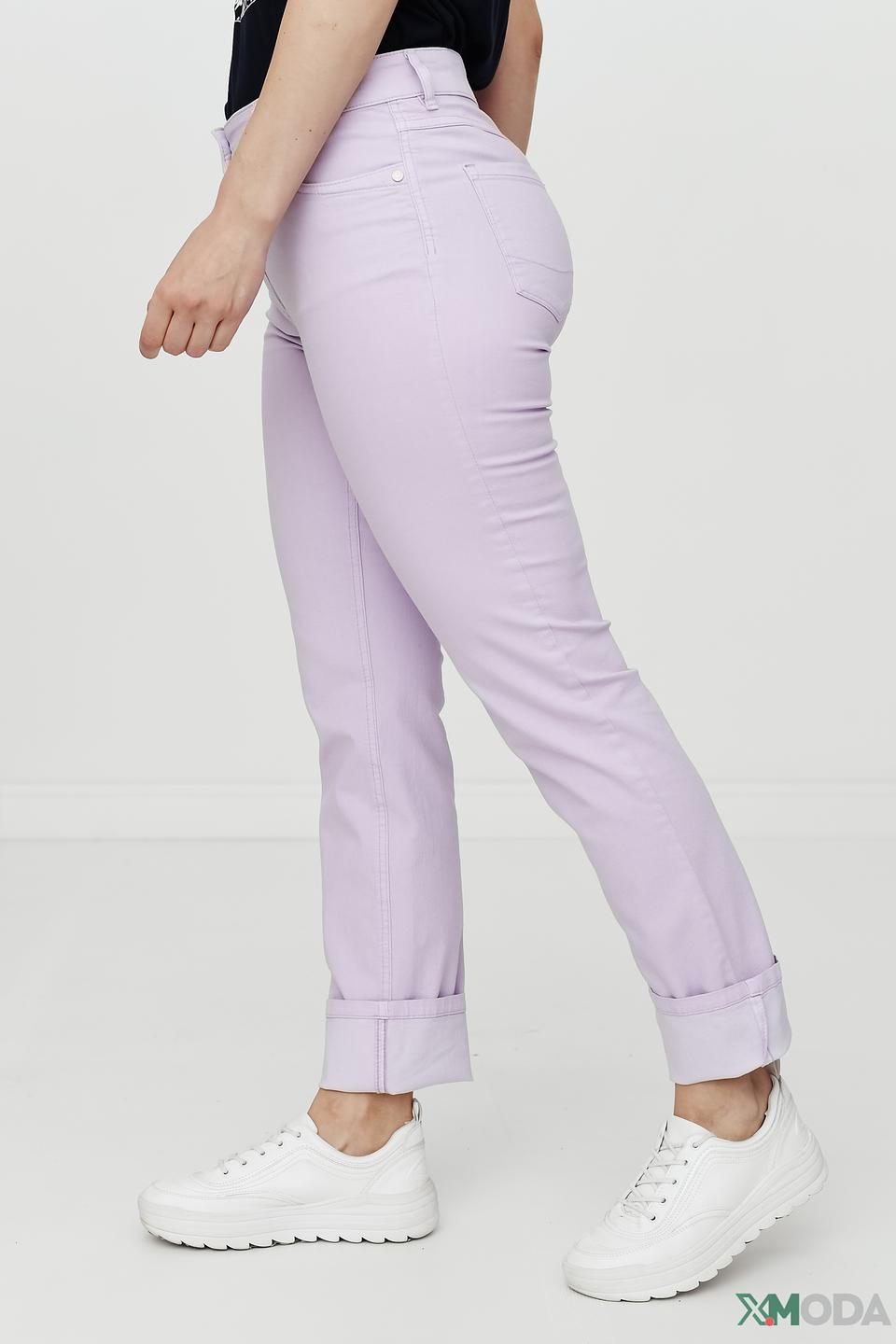 Джинсы Zerres лавандовые с манжетами