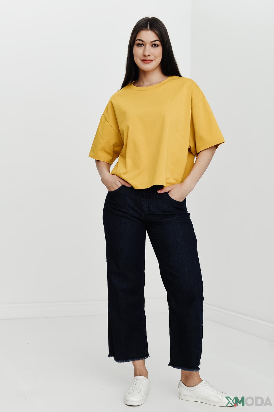 Джинсы Angels клеш тёмно-синие