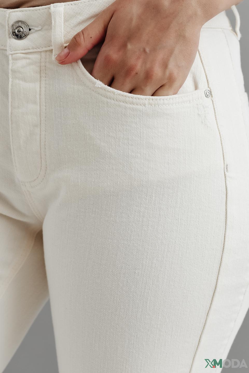 Джинсы Oui белые прямые