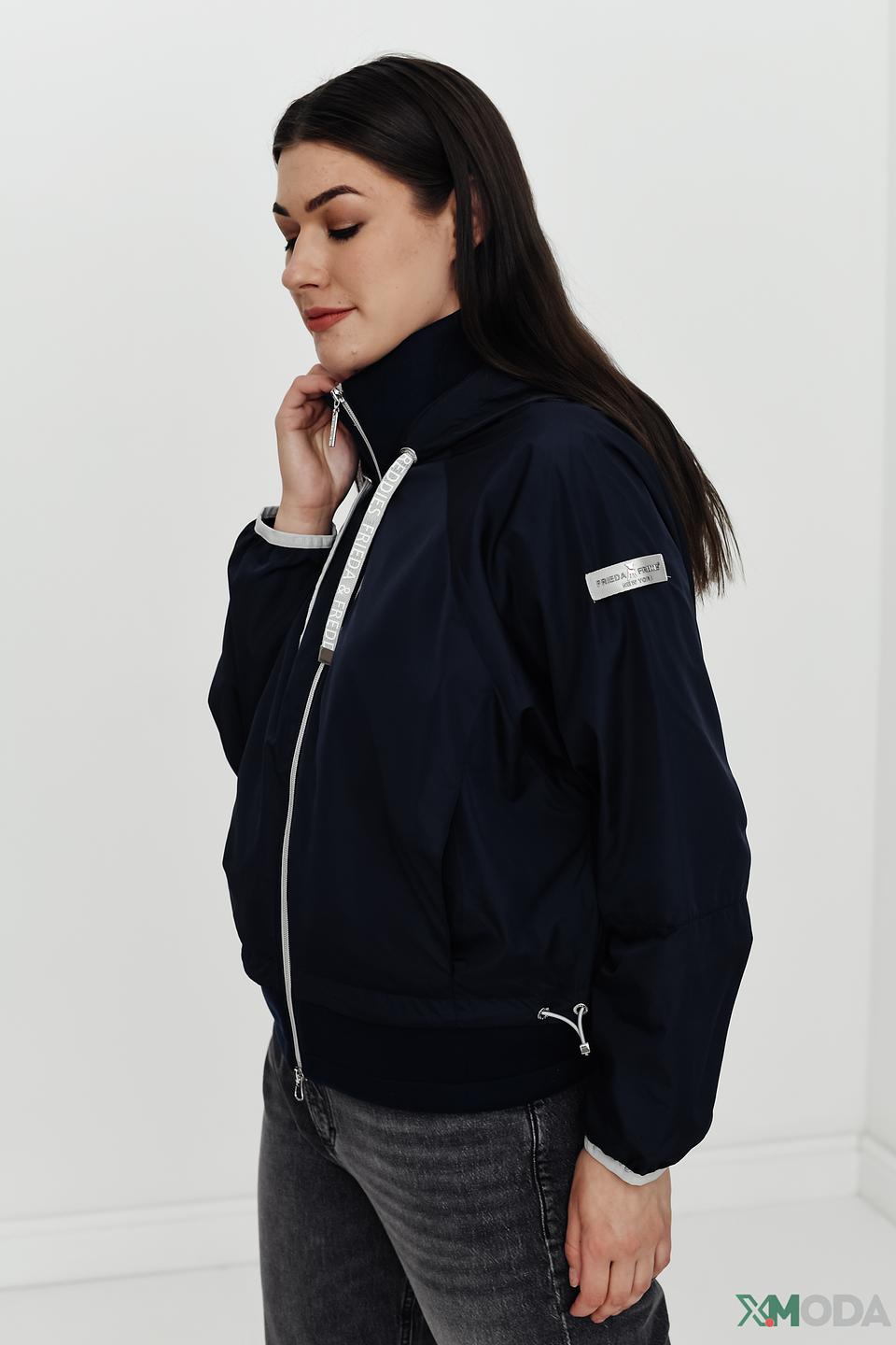 Куртка Frieda and Freddies синяя с серым