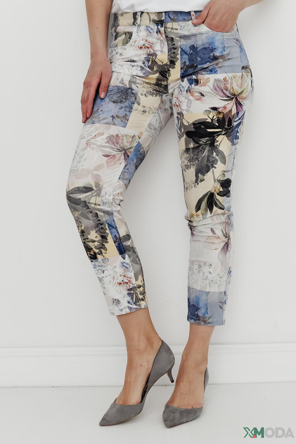 Капри Zerres с цветочным принтом