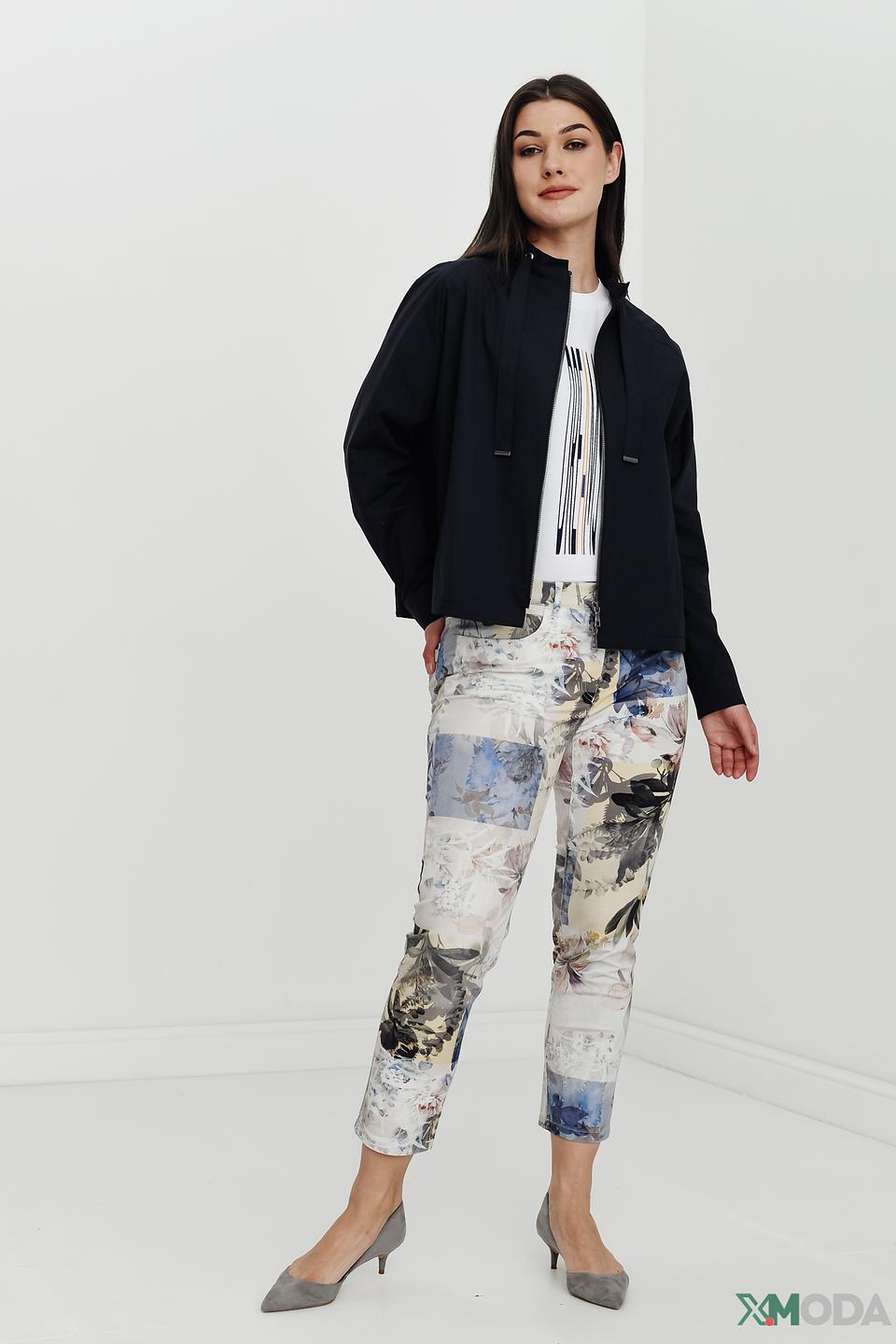 Капри Zerres с цветочным принтом