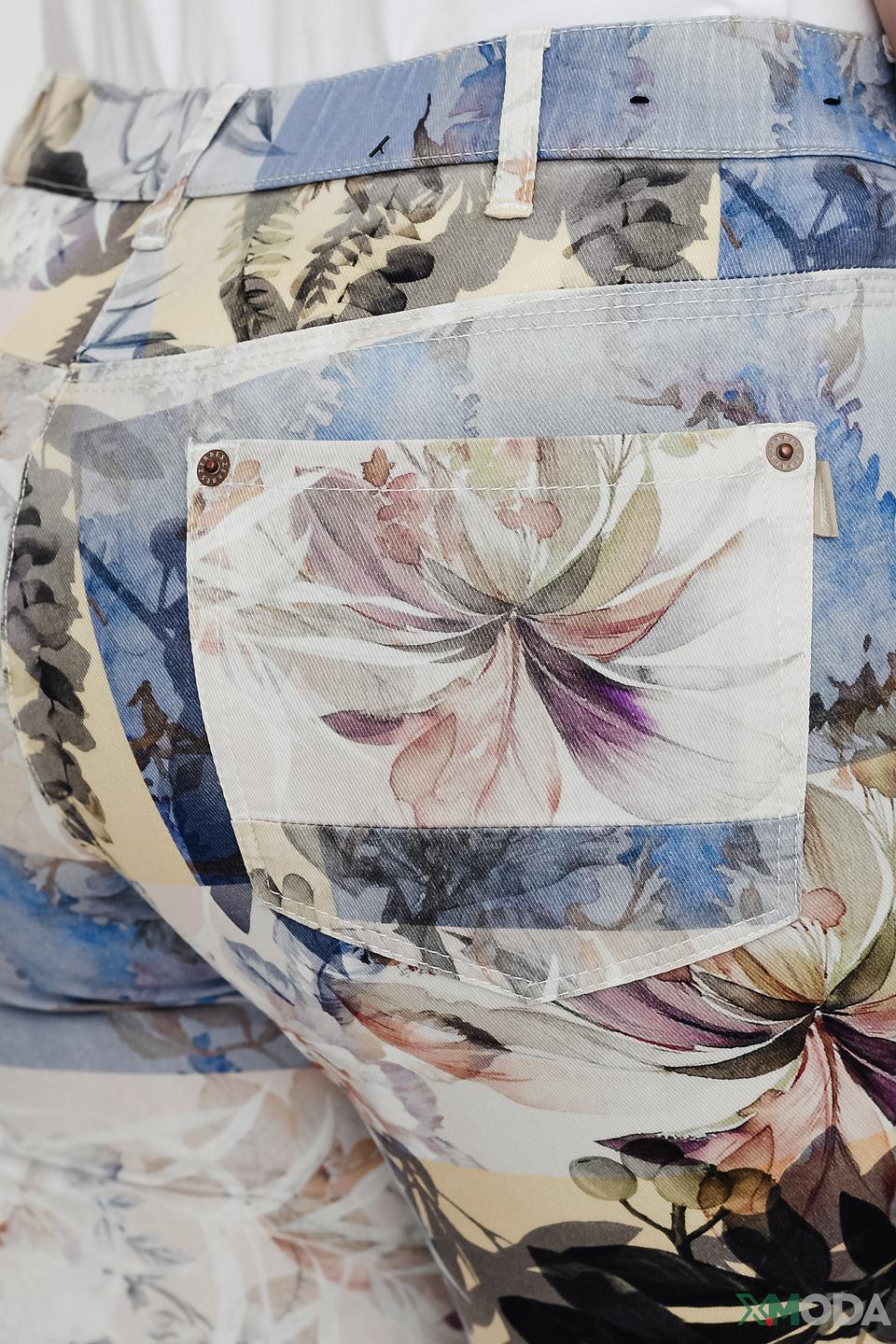 Капри Zerres с цветочным принтом